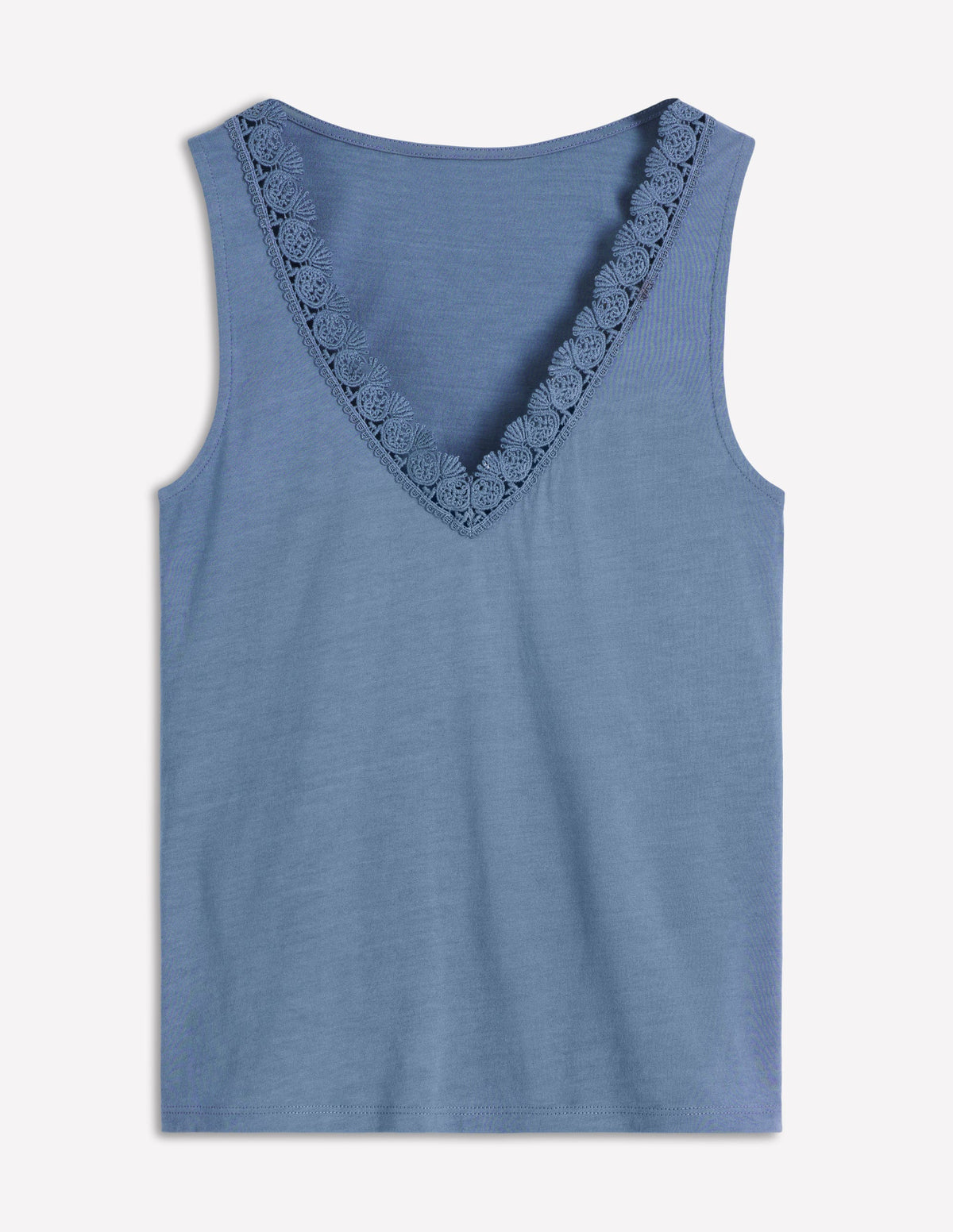 Supersoft V Neck Trim Vest-Captains Blue - Image 5