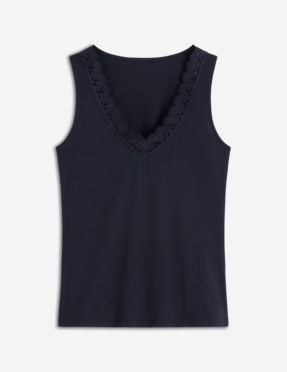 Supersoft V Neck Trim Vest-Navy Blazer - Image 5