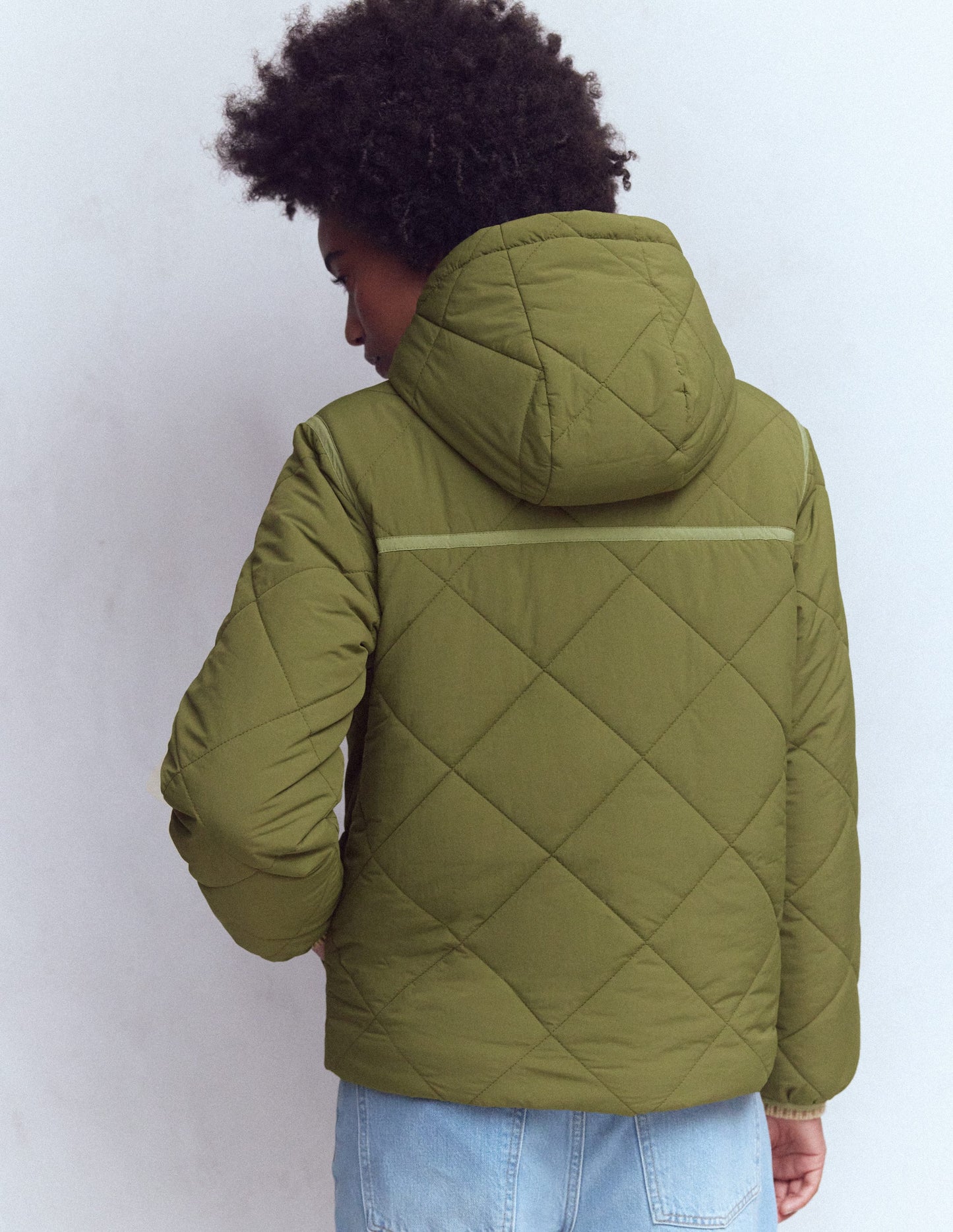 Duffle Quilted Parka-Green