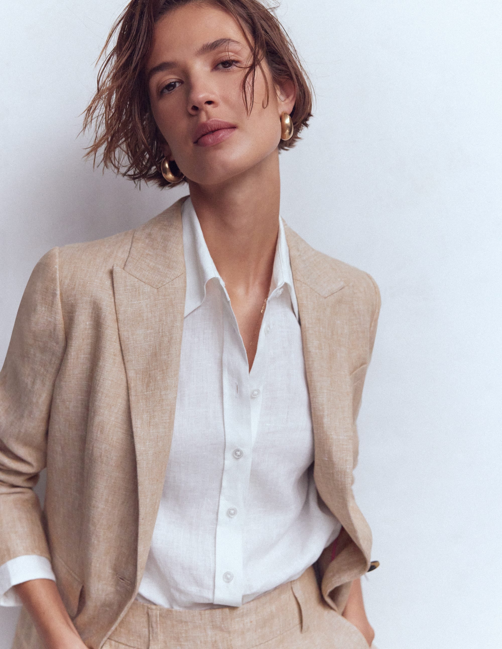 Woodbridge Linen Blazer-Amphora, Chambray - Image 5