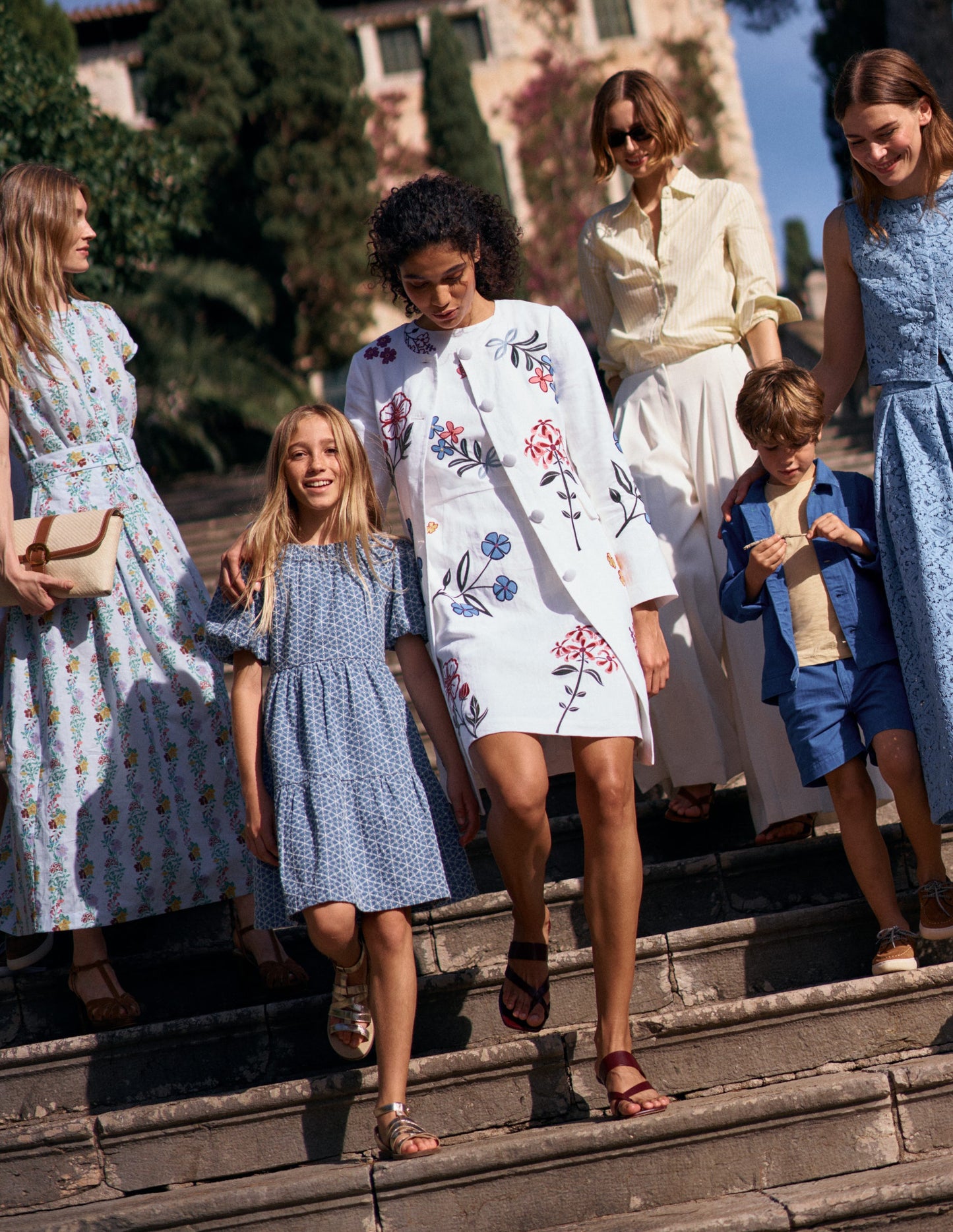 Embroidered Longline Coat-Ivory Embroidered