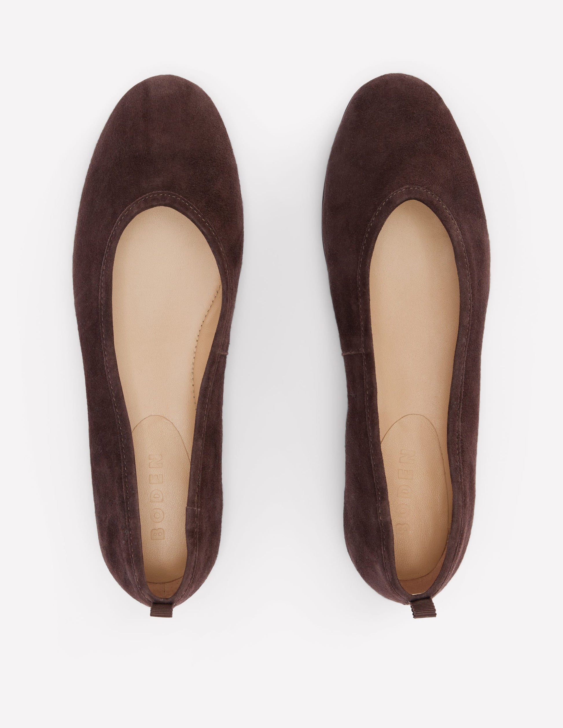 High Cut Ballet Flats-Bitter Chocolate-6