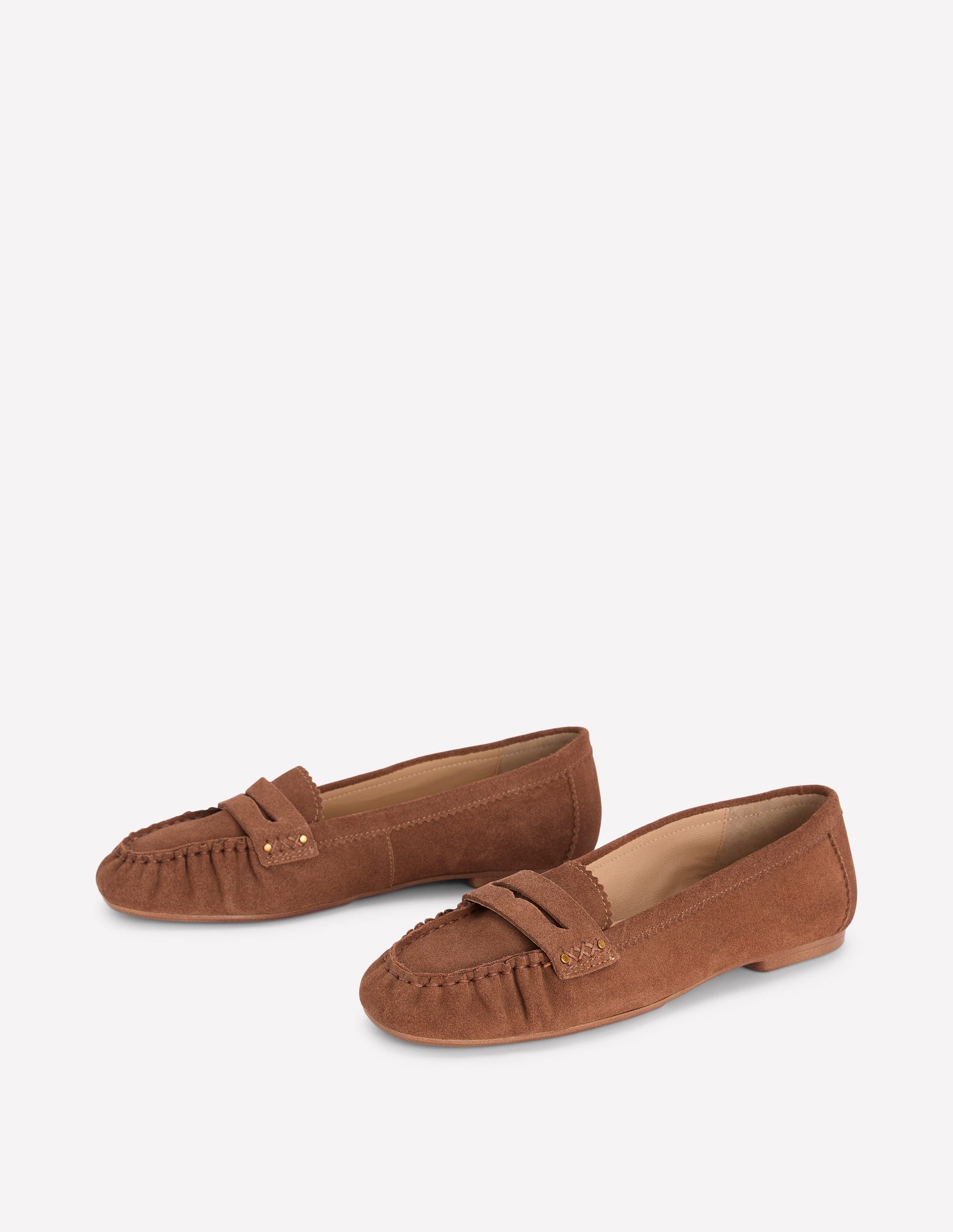 Classic Penny Loafers-Tan-3