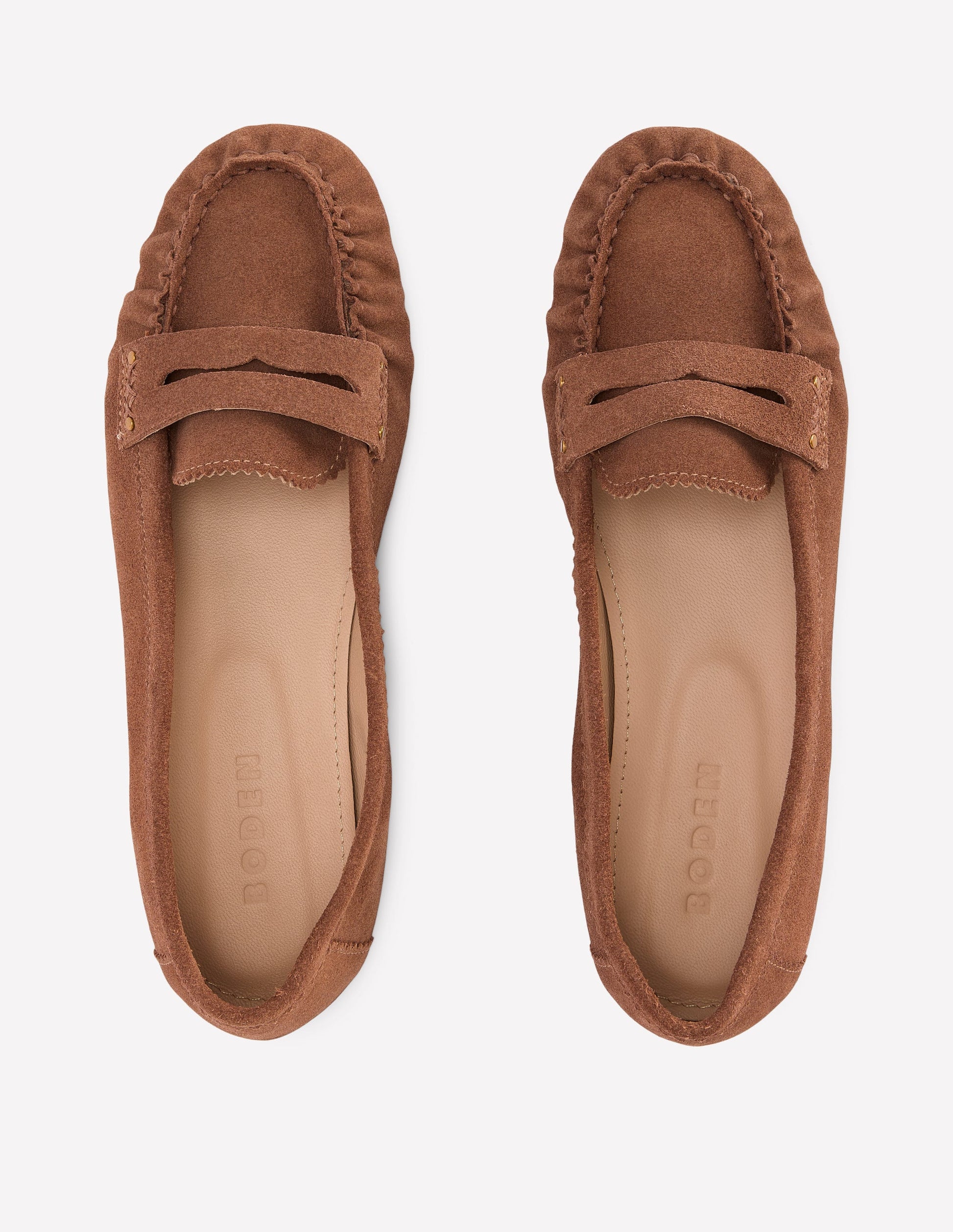 Classic Penny Loafers-Tan-5