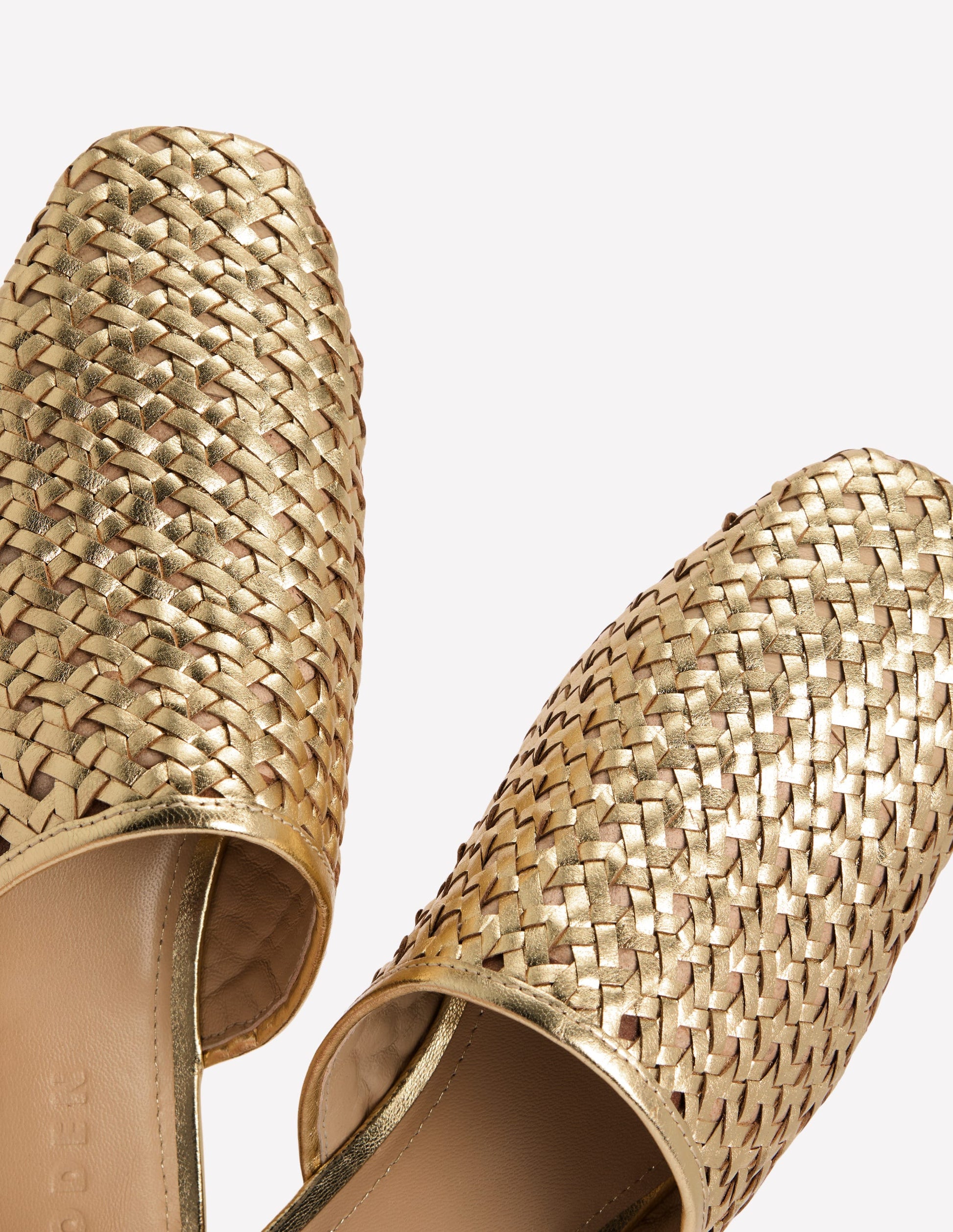 Mule Slipper Loafer-Gold Weave-4