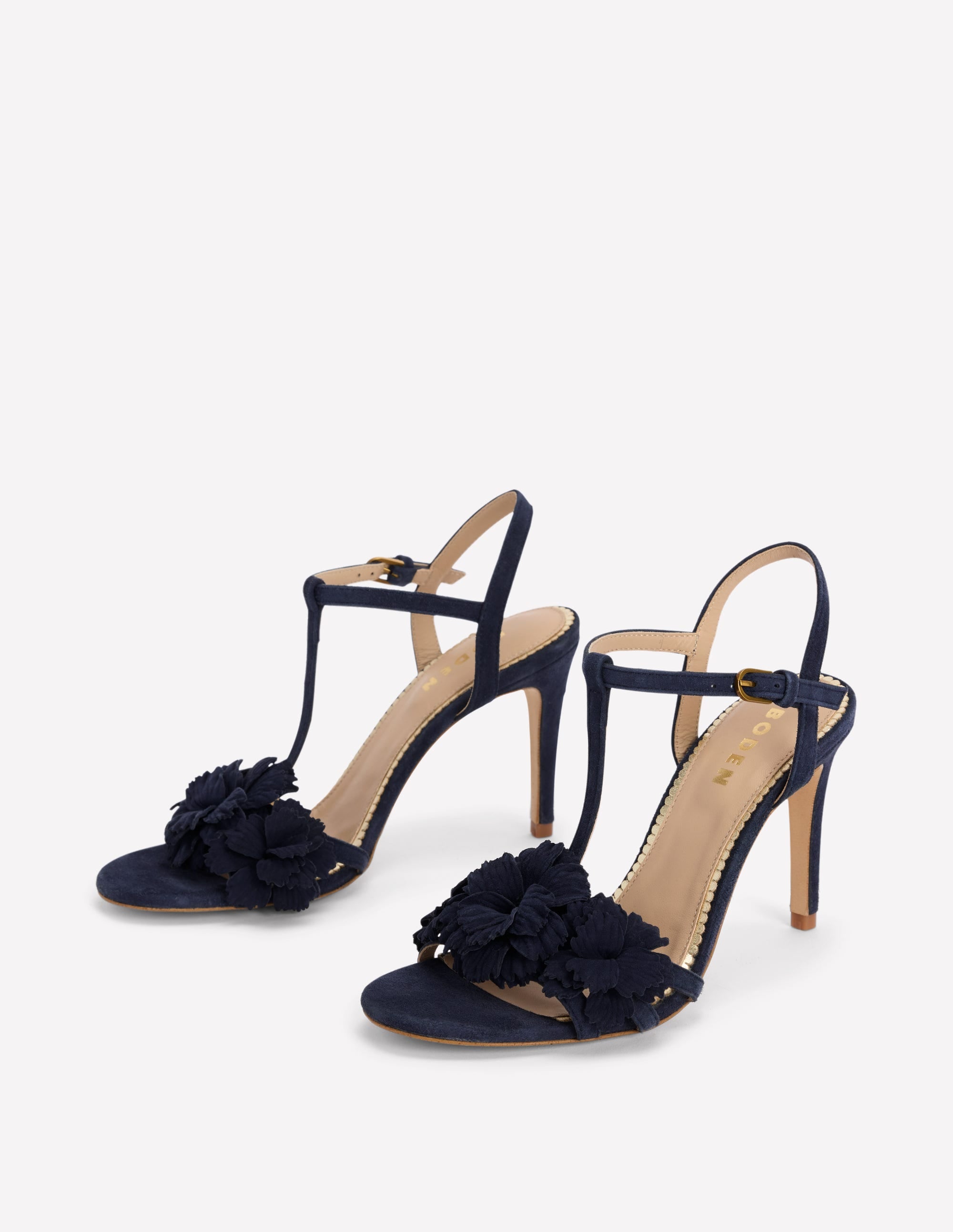 Flower Sandals-Navy - Image 3