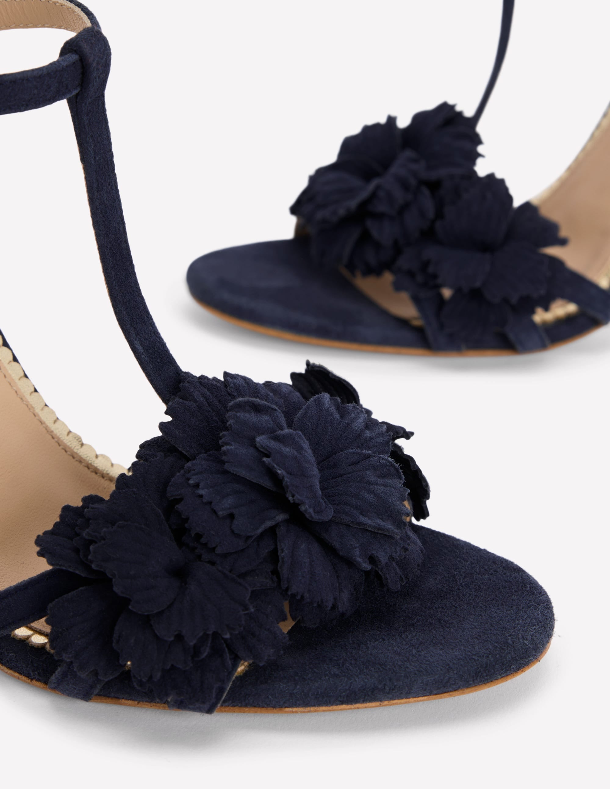 Flower Sandals-Navy - Image 4