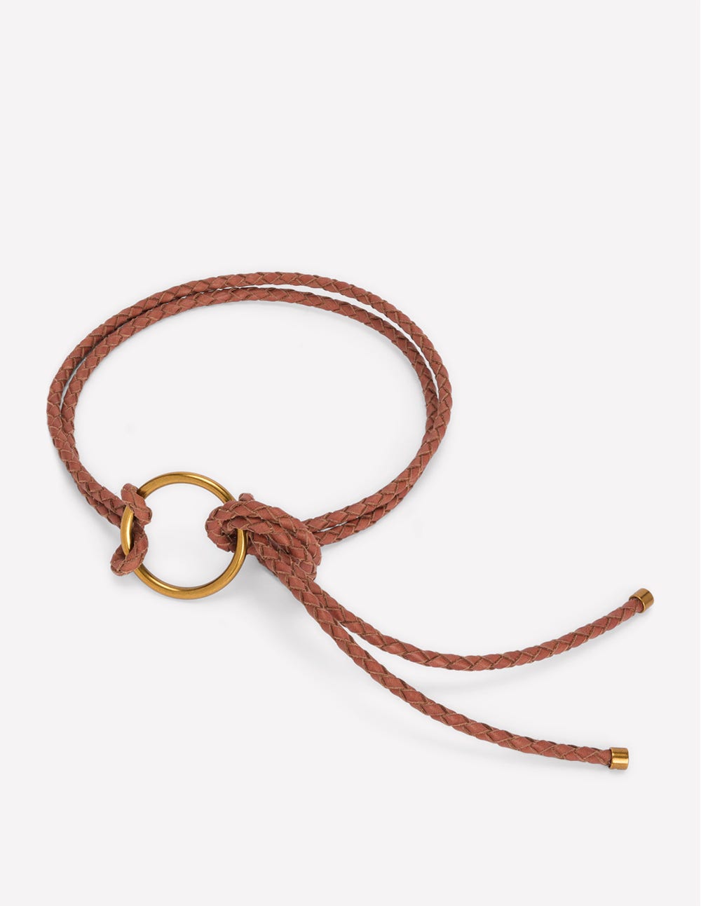 Leather Rope Belt-Tan - Image 1