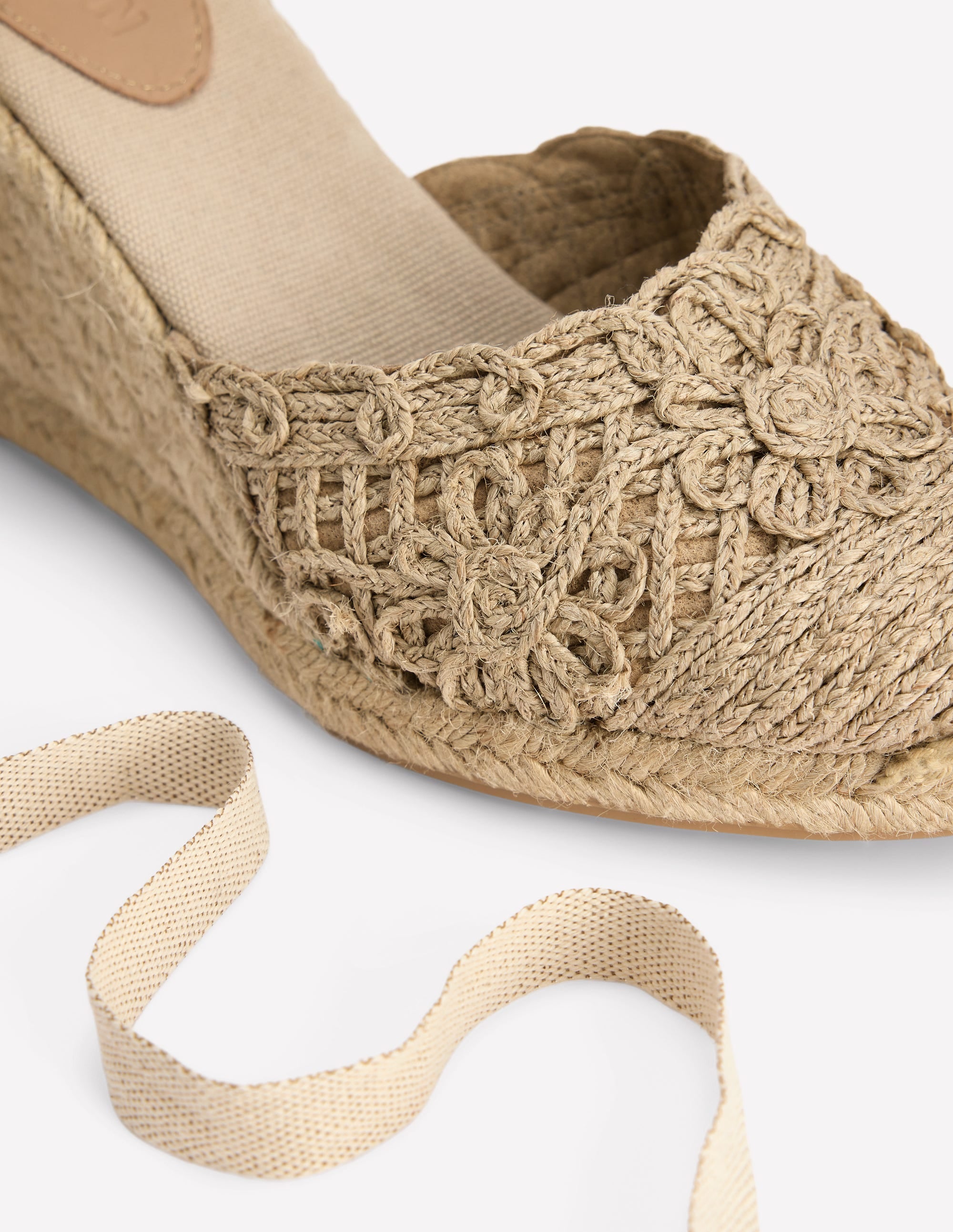 Cassie High Wedge Espadrille-Natural - Image 4