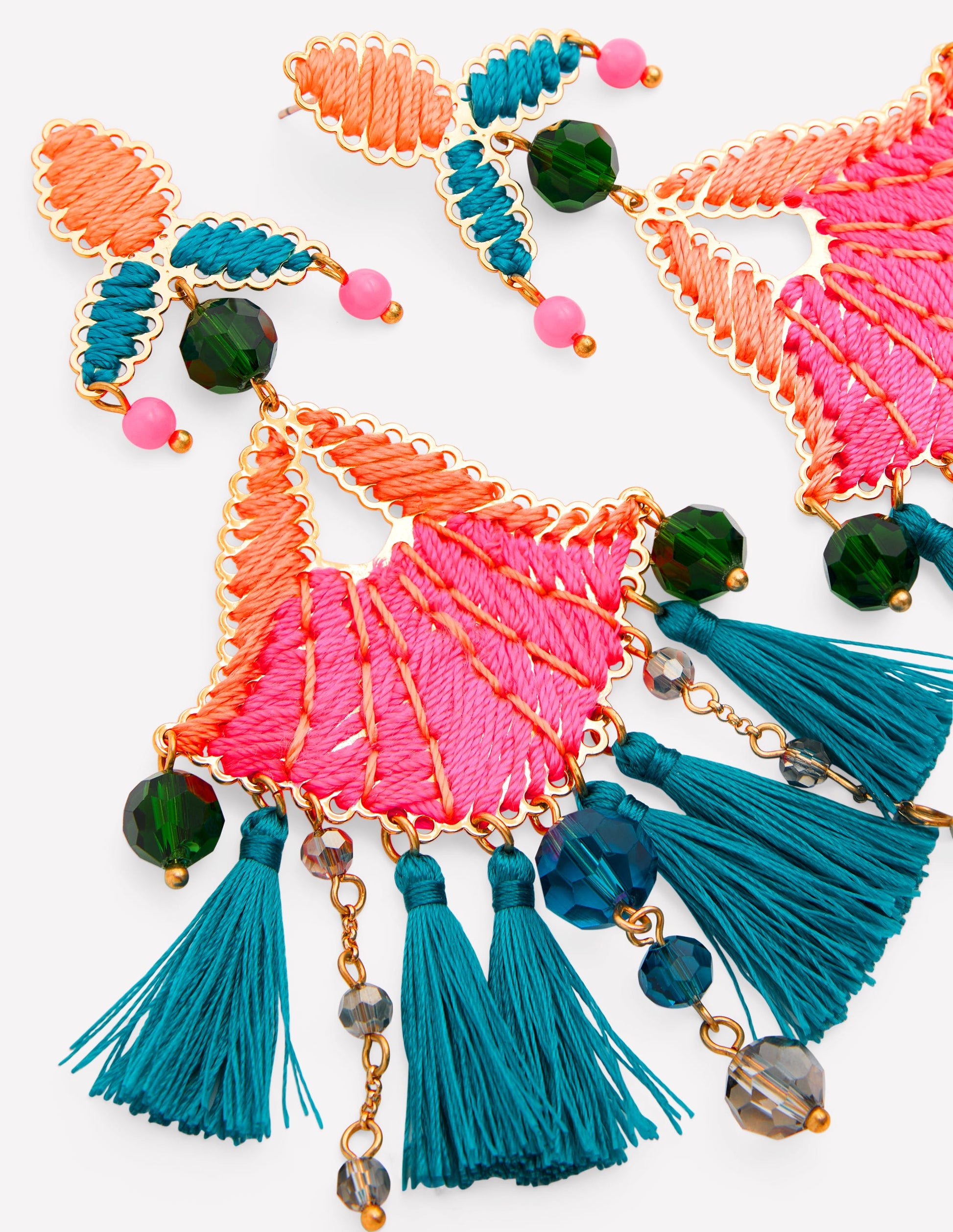 Mega Motif Earrings-Multi-3