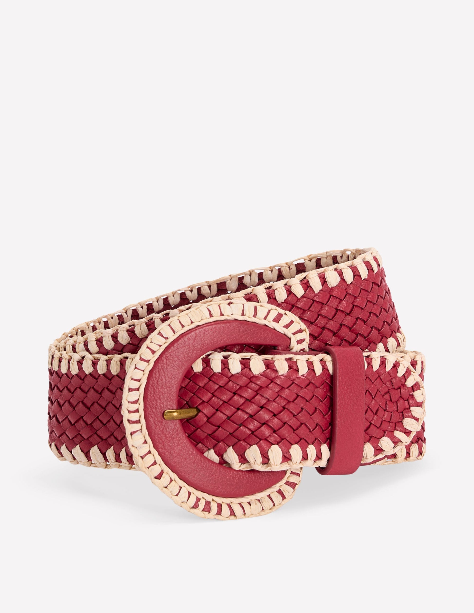 Woven Stitch Belt-Winter Blush-1