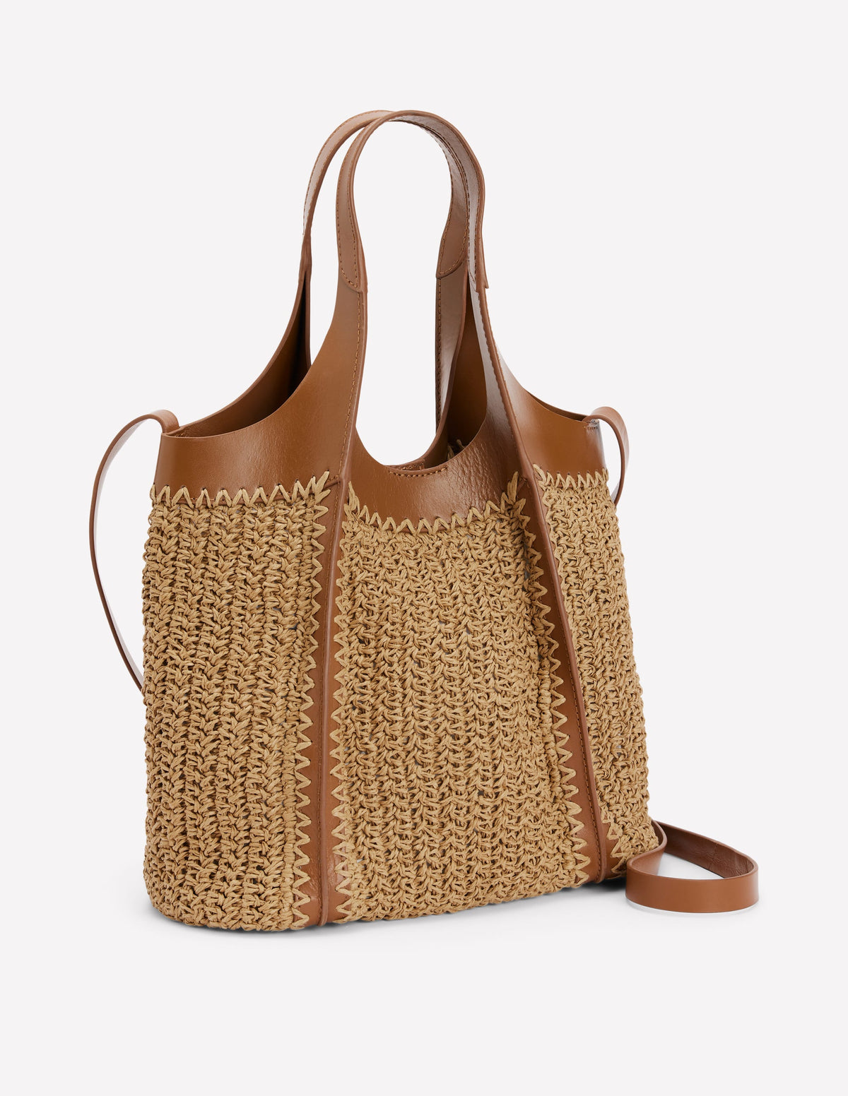 Mini Straw Tote-Natural - Image 5