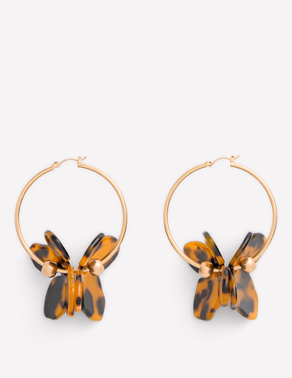 Resin Flower Hoops-Brown Tort-1