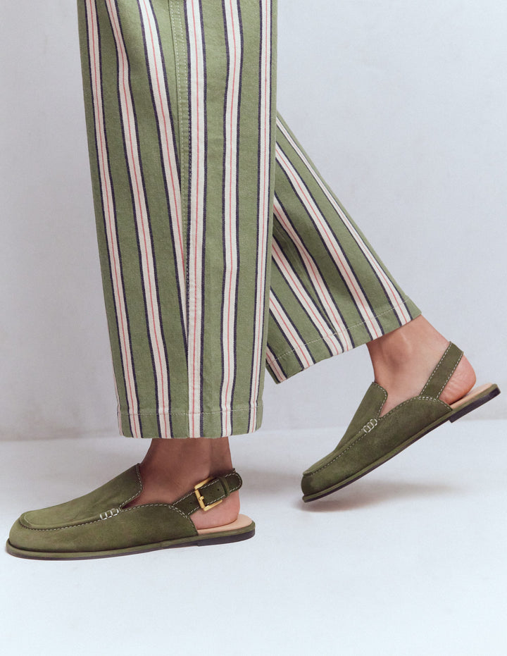 Slingback Clog-Deep Olive