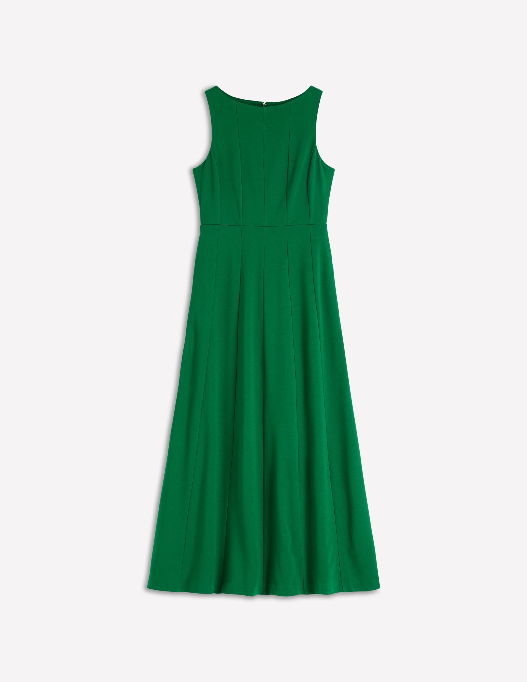 Sleeveless Ponte Midi Dress-Fresh Green - Image 6