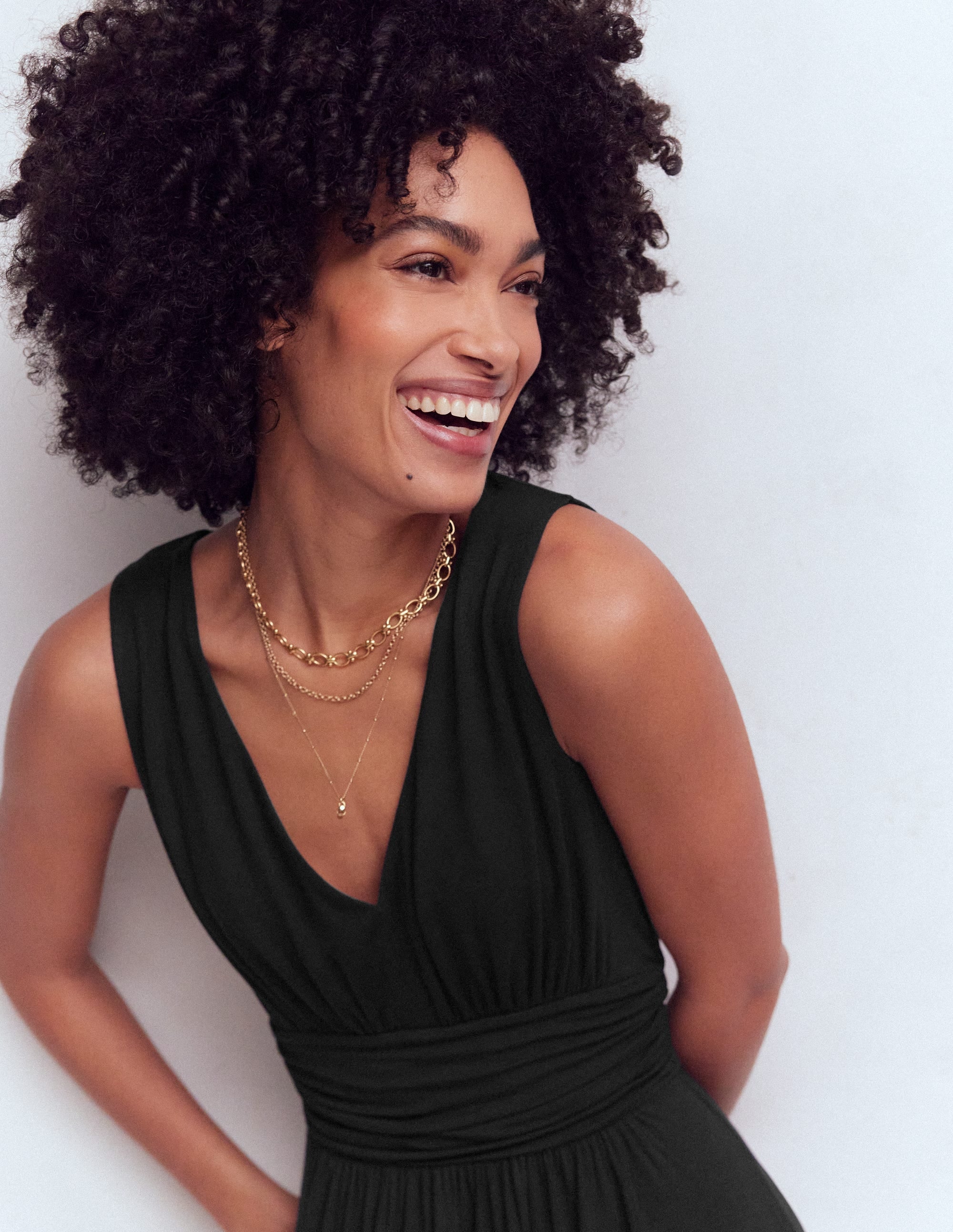 Elodie Jersey Maxi Dress-Black - Image 2