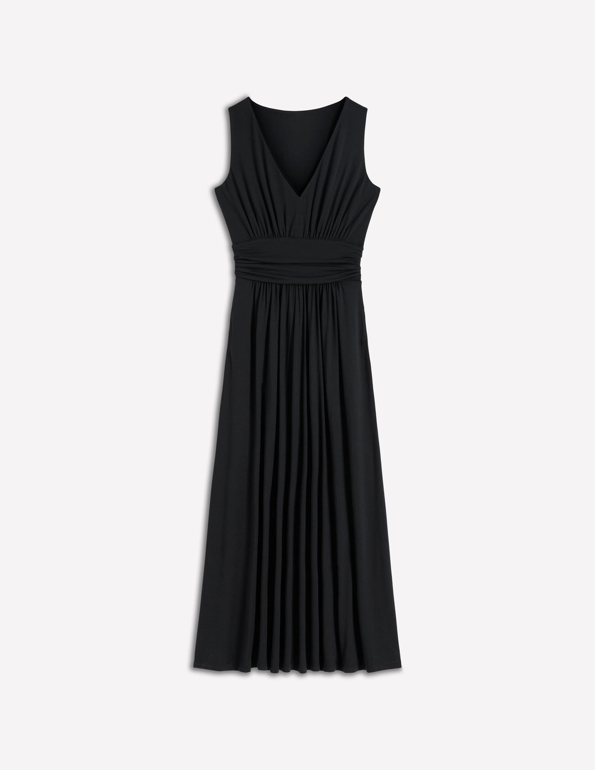 Elodie Jersey Maxi Dress-Black - Image 7
