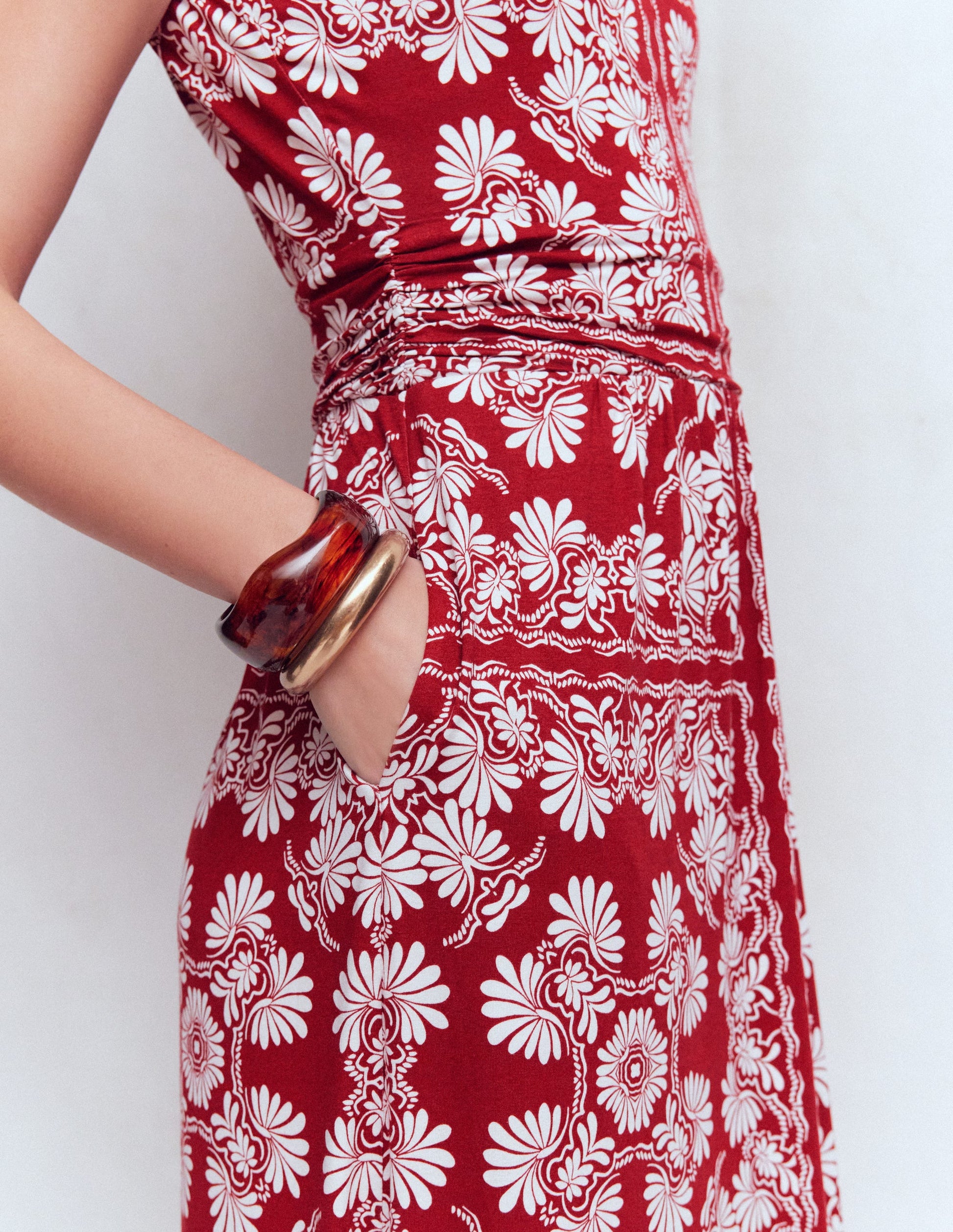 Antonia Jersey Maxi Dress-Rich Chestnut, Botanical Charm-2