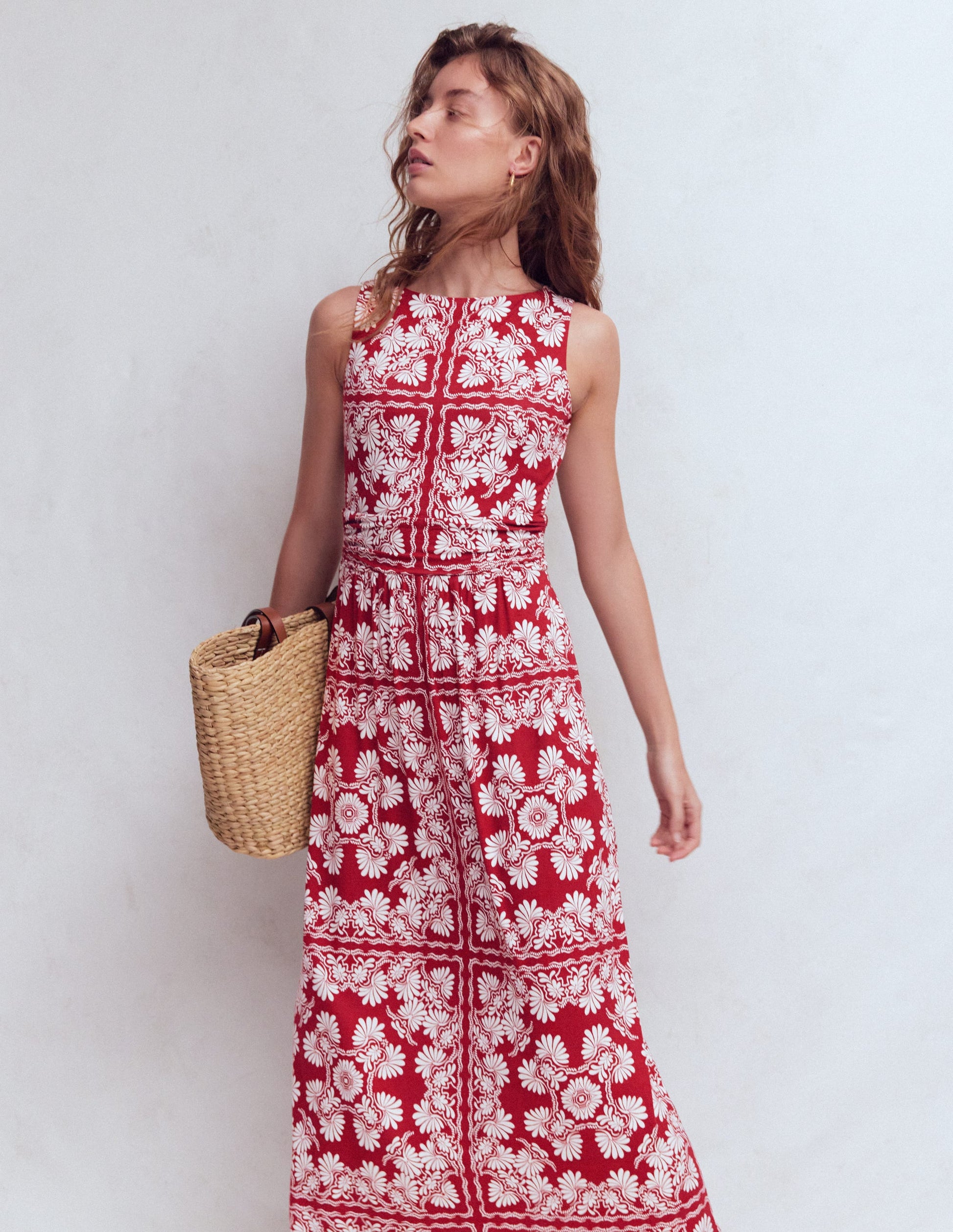 Antonia Jersey Maxi Dress-Rich Chestnut, Botanical Charm-4