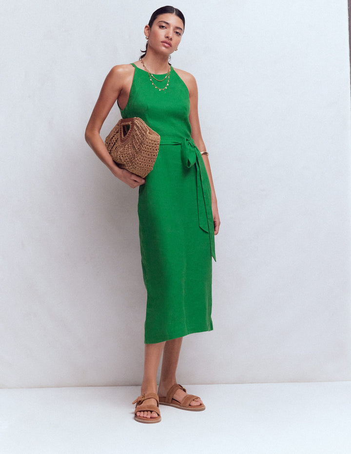 Women's Linen Midi Dresses | Boden Global Women's Linen Midi Dresses | Boden Global
