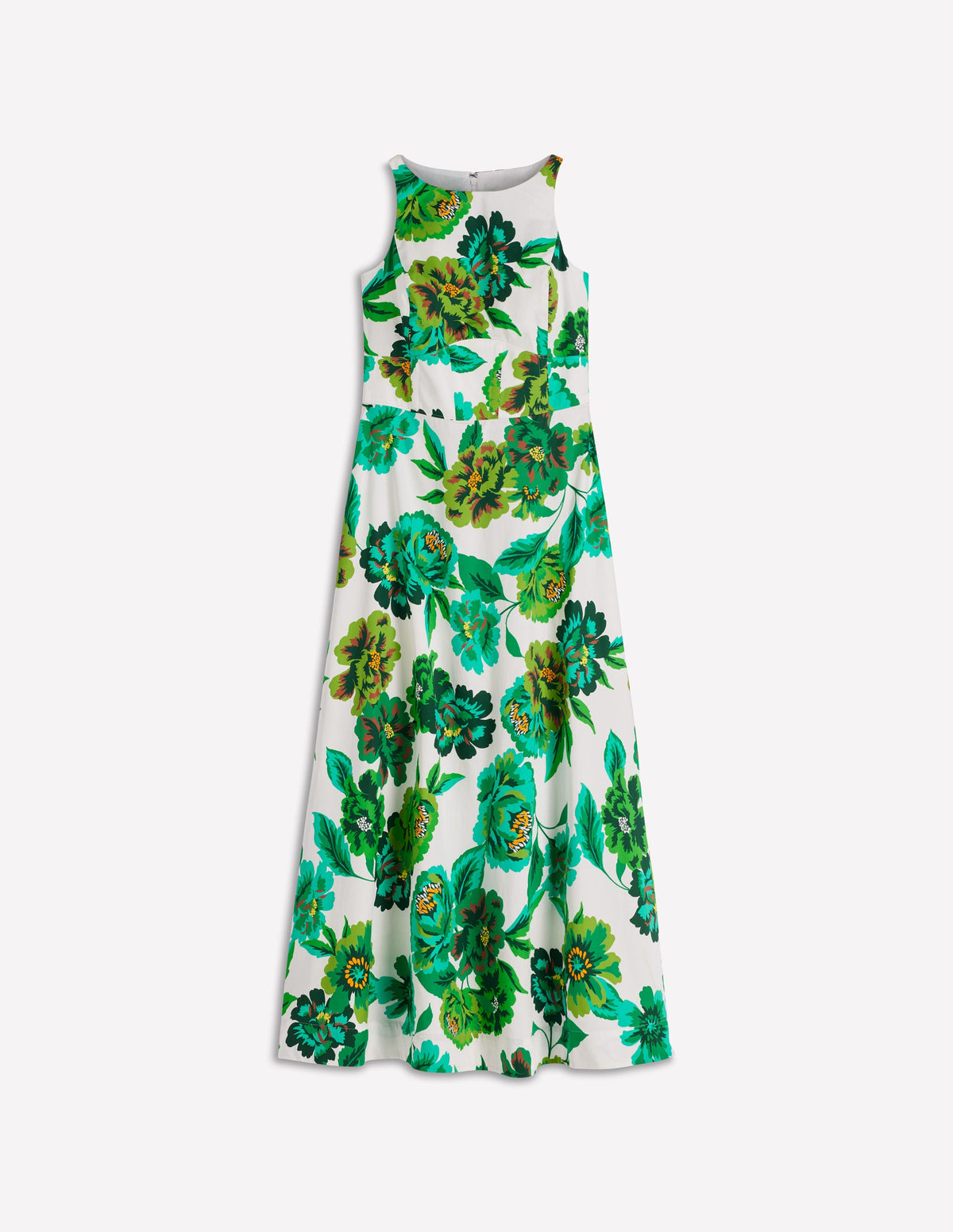 Silvia Boned Bodice Maxi Dress-Green Opulent Blossom - Image 8