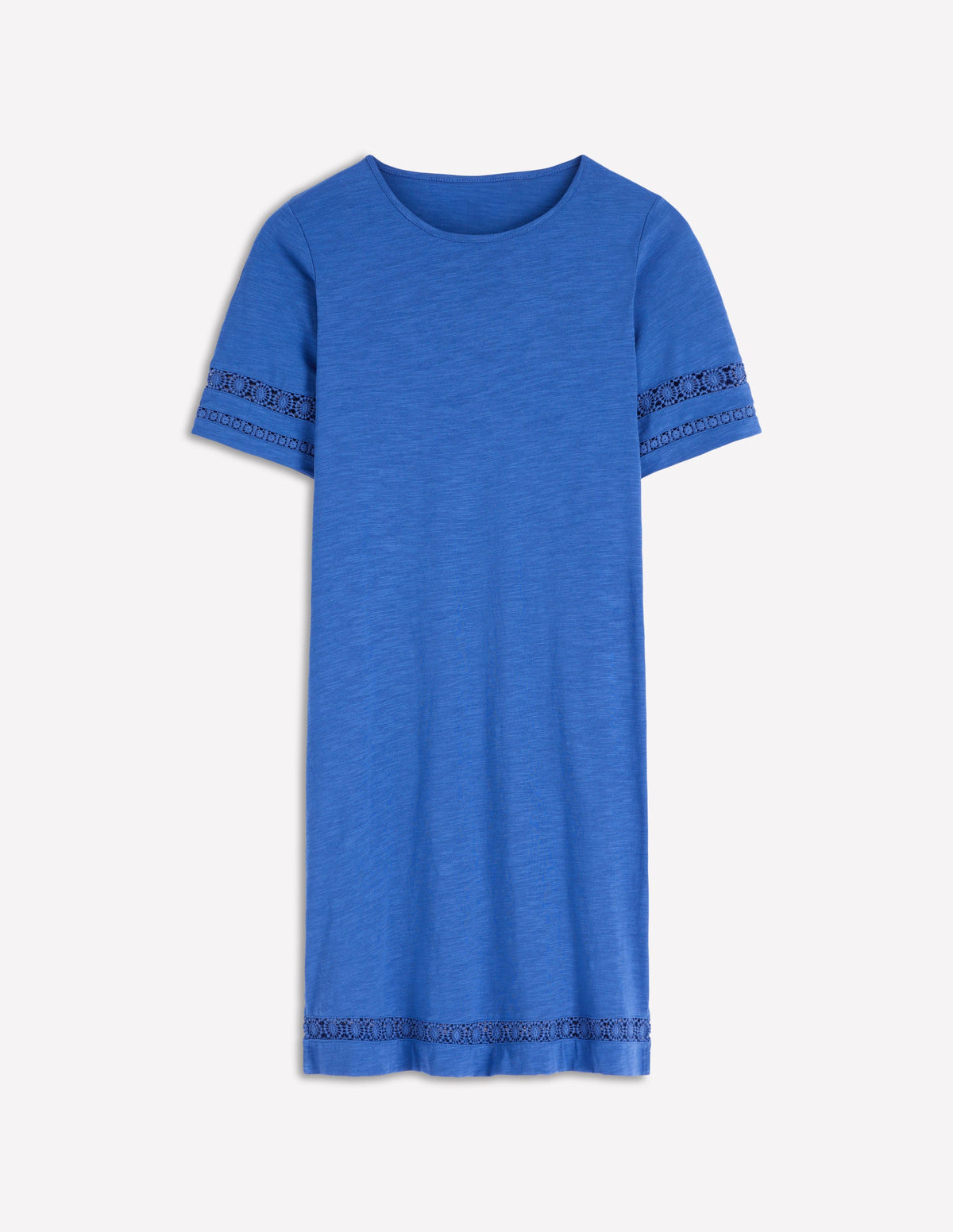 Hattie Jersey T-shirt Dress-Denim Blue - Image 6