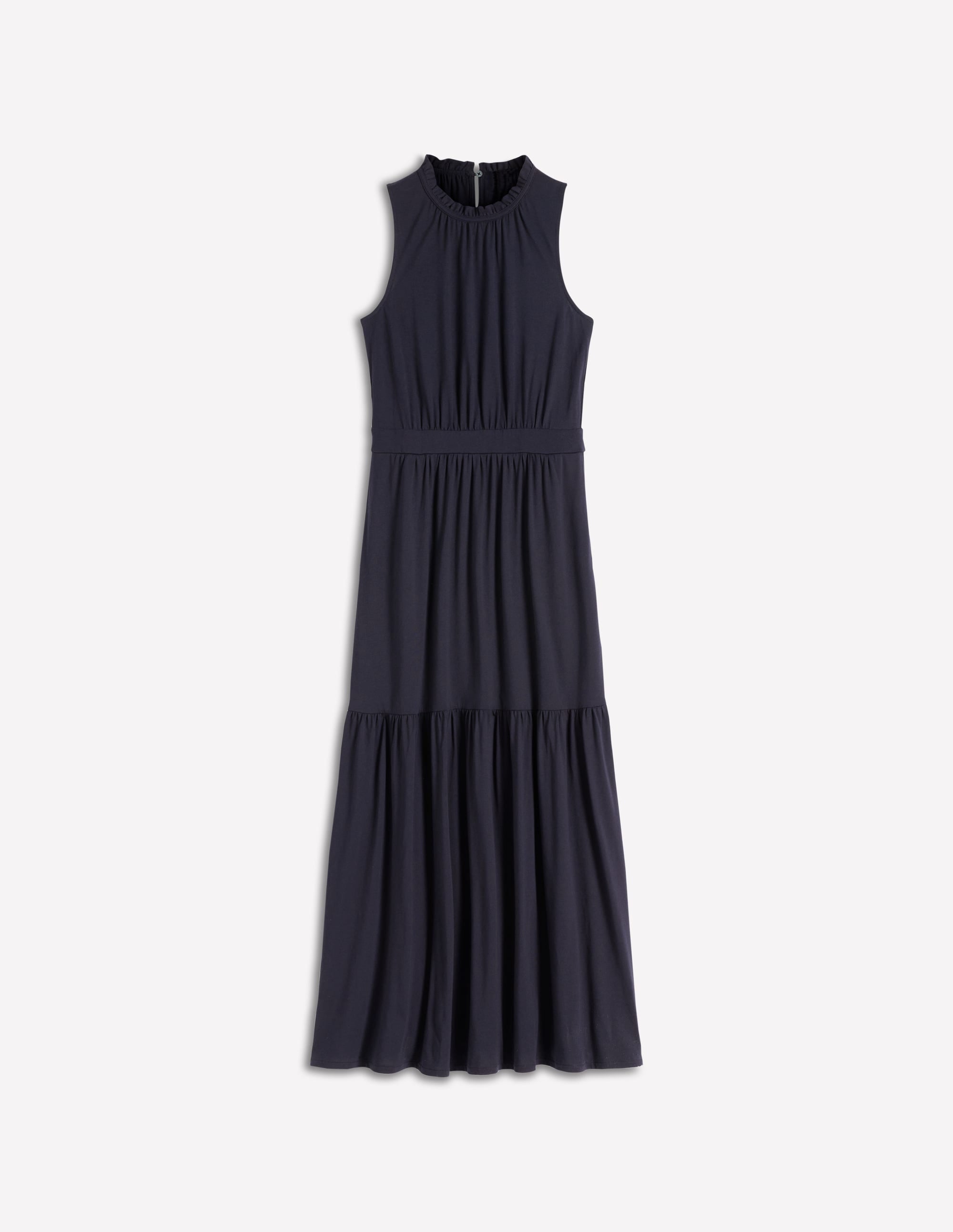 Camalie Jersey Maxi Dress-Navy - Image 6