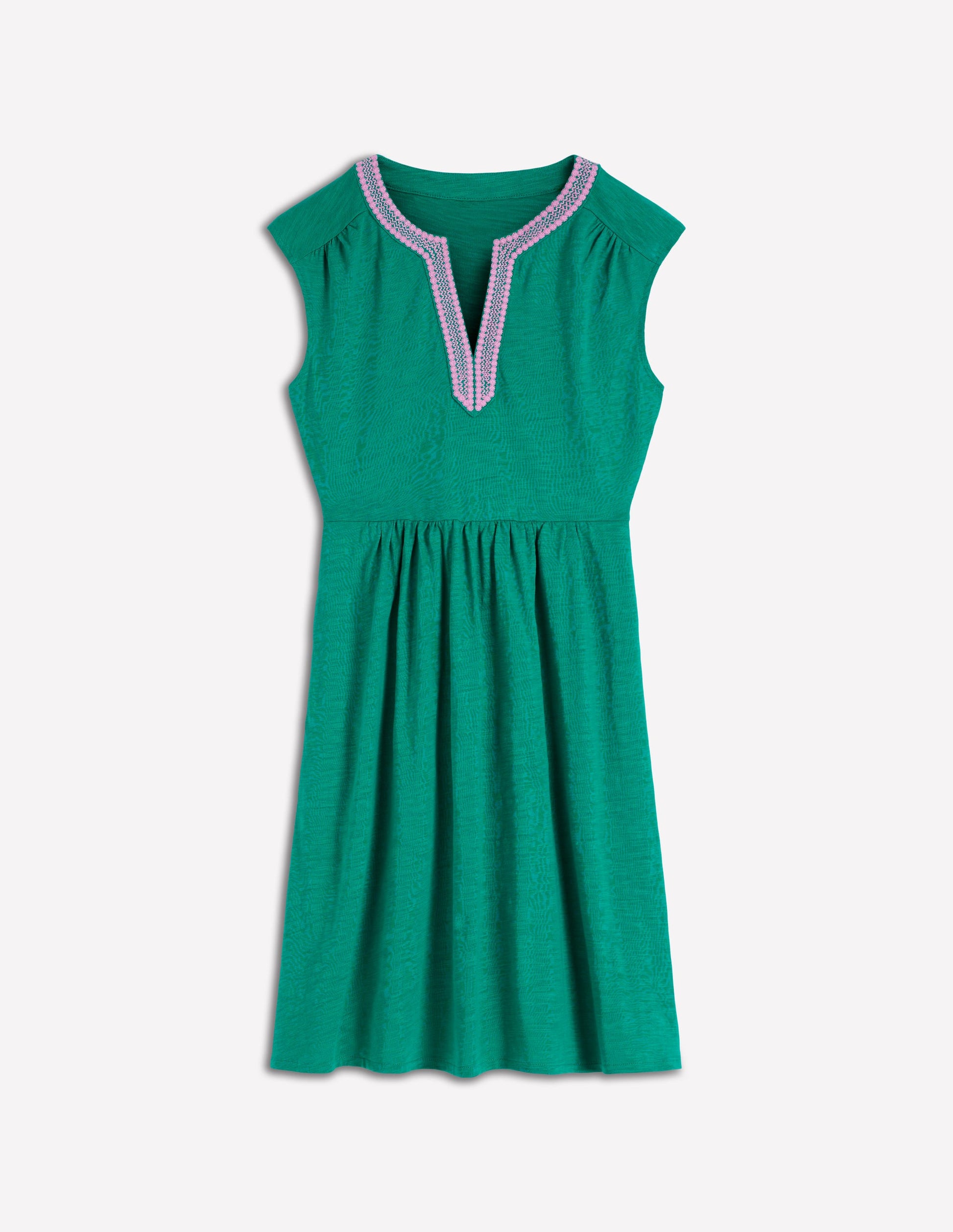 May Jersey Short Dress-Deep Teal-5