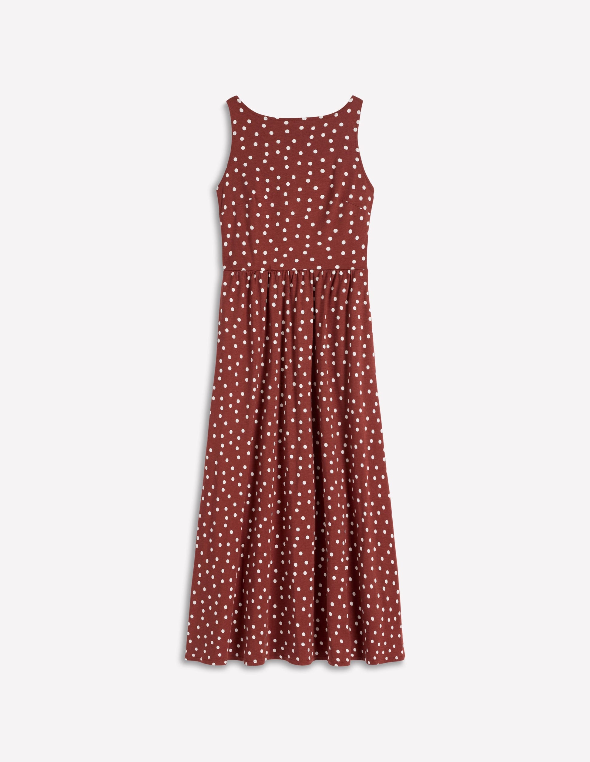 Saoirse Smock Back Dress-Roasted Brown, Painted Dot-6