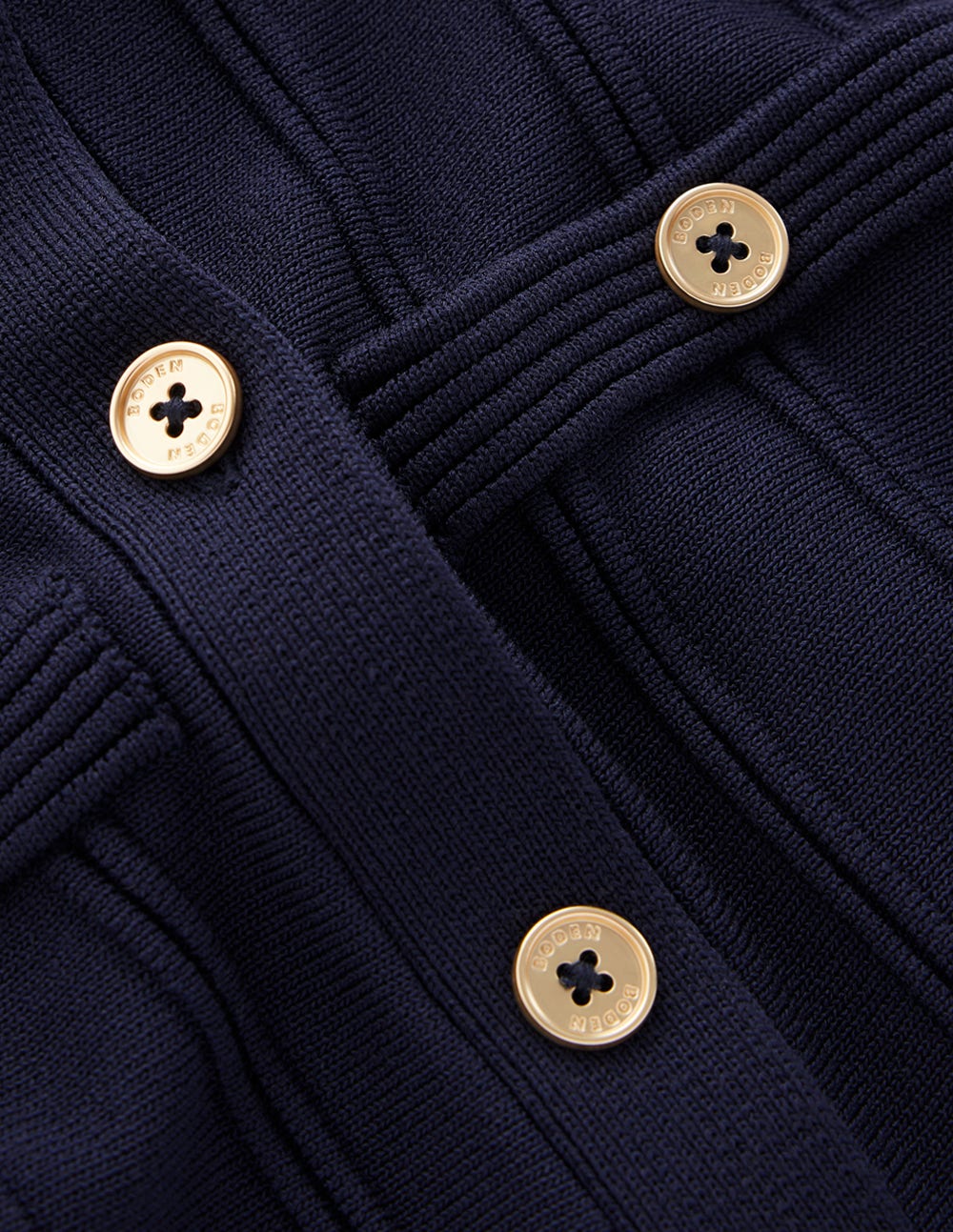 Cap Sleeve Knitted Dress-Navy-8