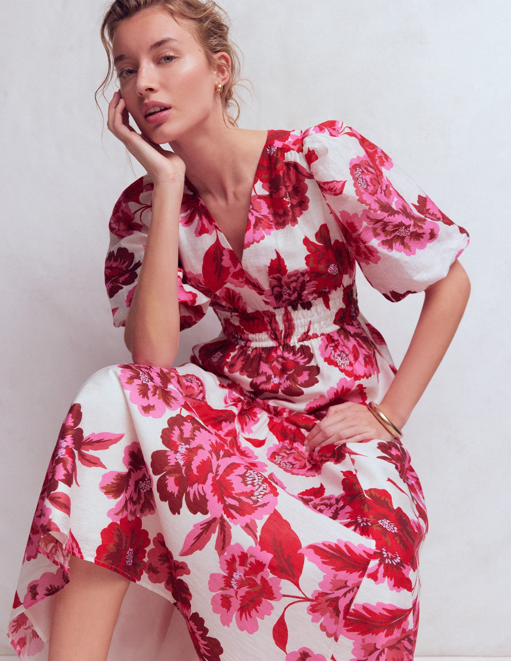 Irene Occasion Dress-Pink Opulent Blossom-6