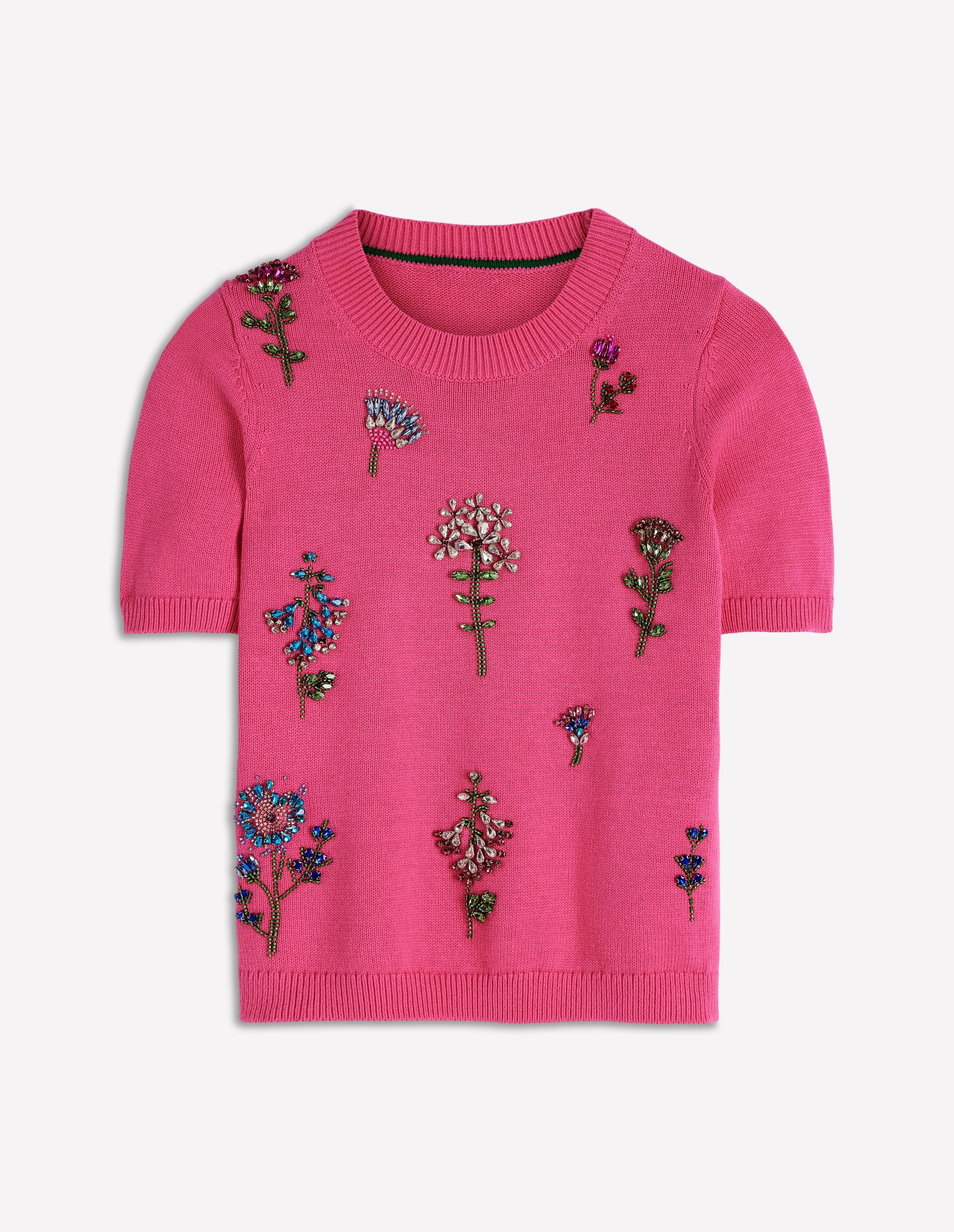 Embellished T-Shirt-Pink Punch-7