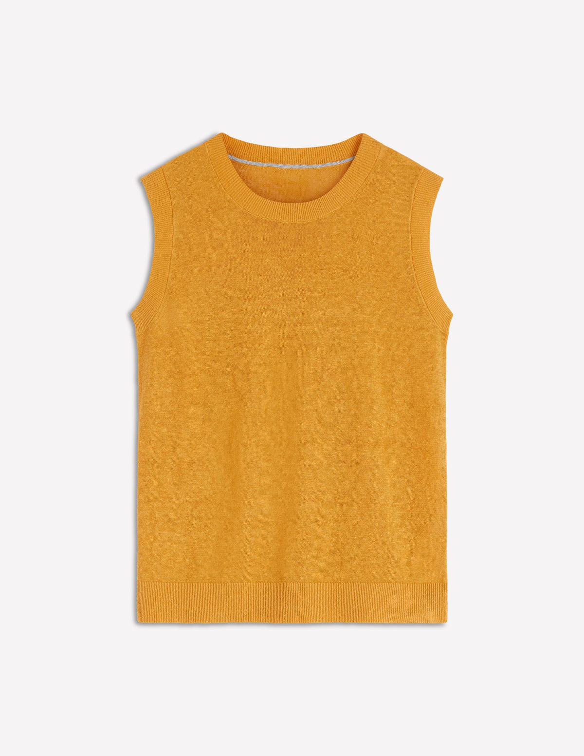 Agnes Linen Tank-Yellow - Image 5
