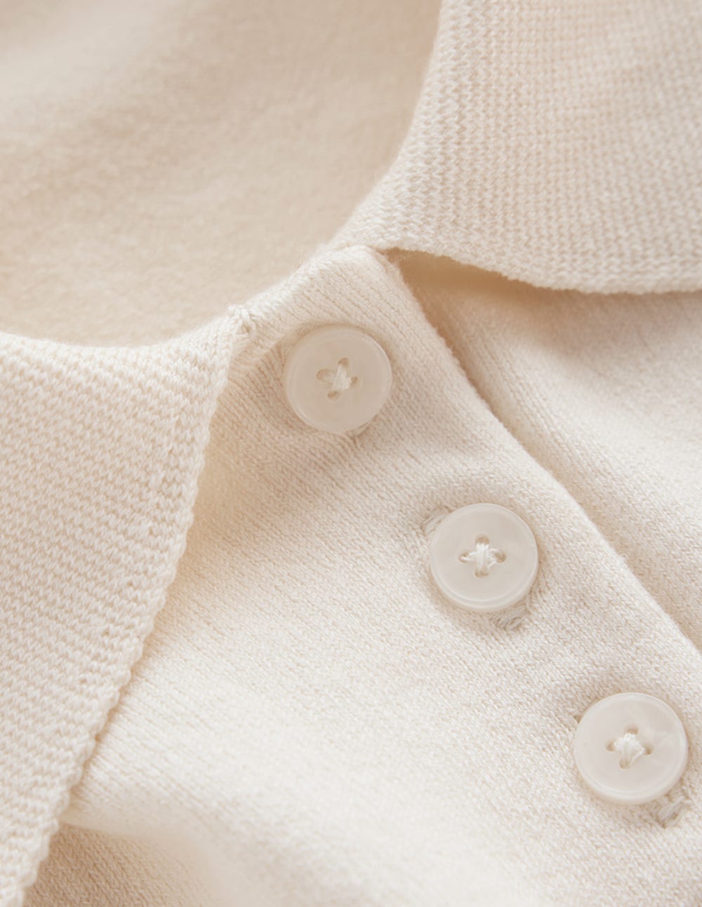 Chloe Henley Knitted Tank-Warm Ivory - Image 6
