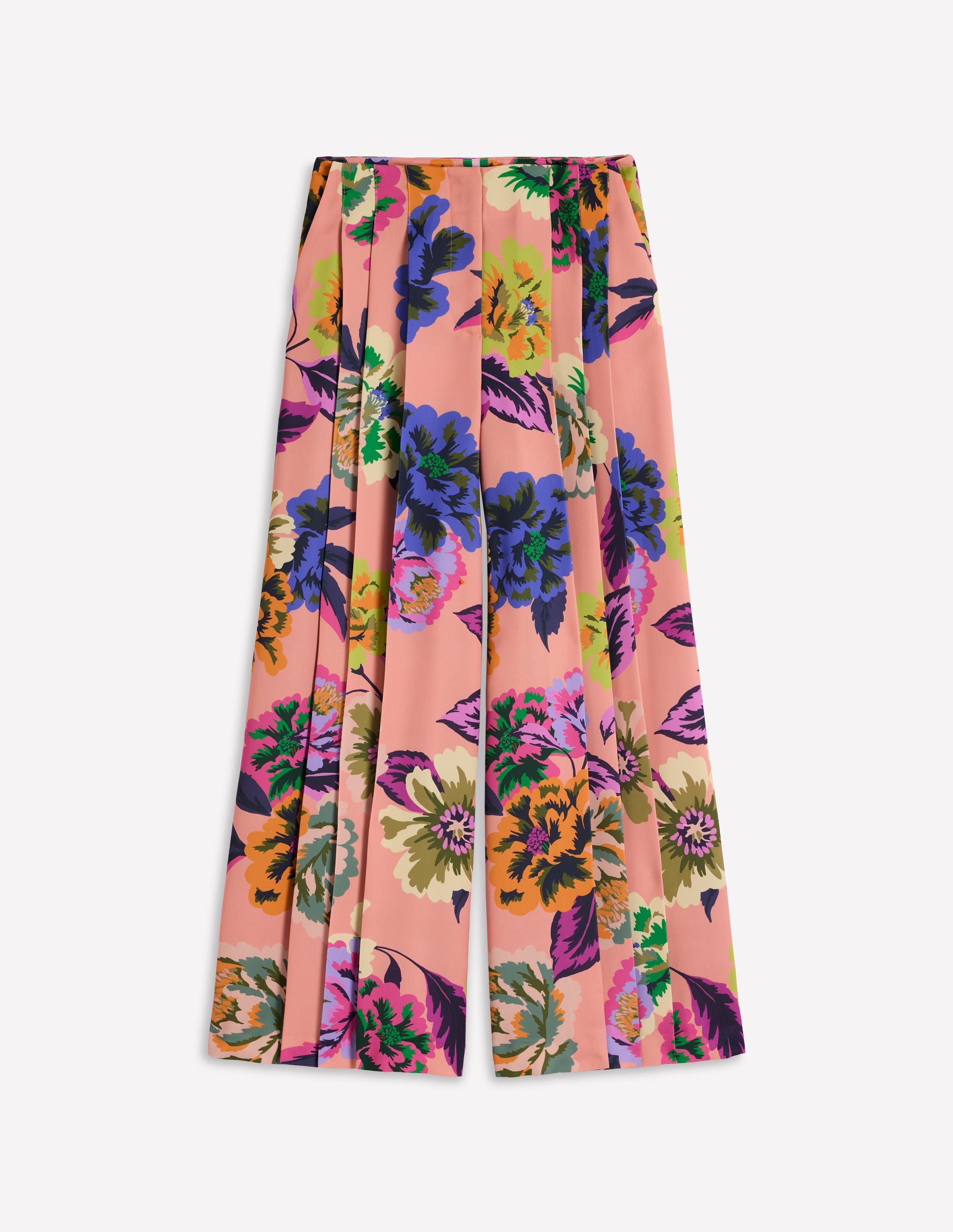 Regent Wide Leg Trousers-Multi, Opulent Blossom - Image 8
