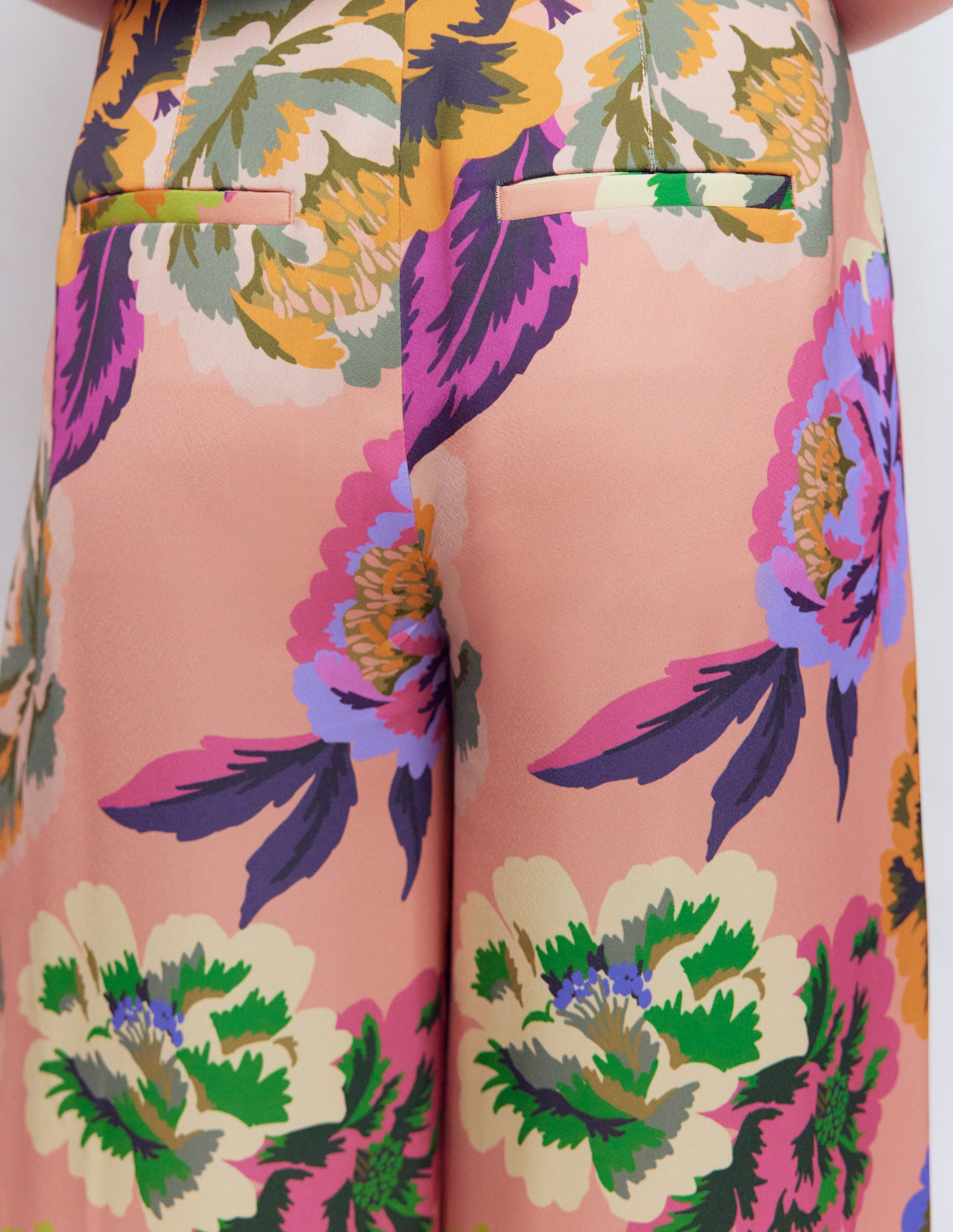 Regent Wide Leg Trousers-Multi, Opulent Blossom - Image 5