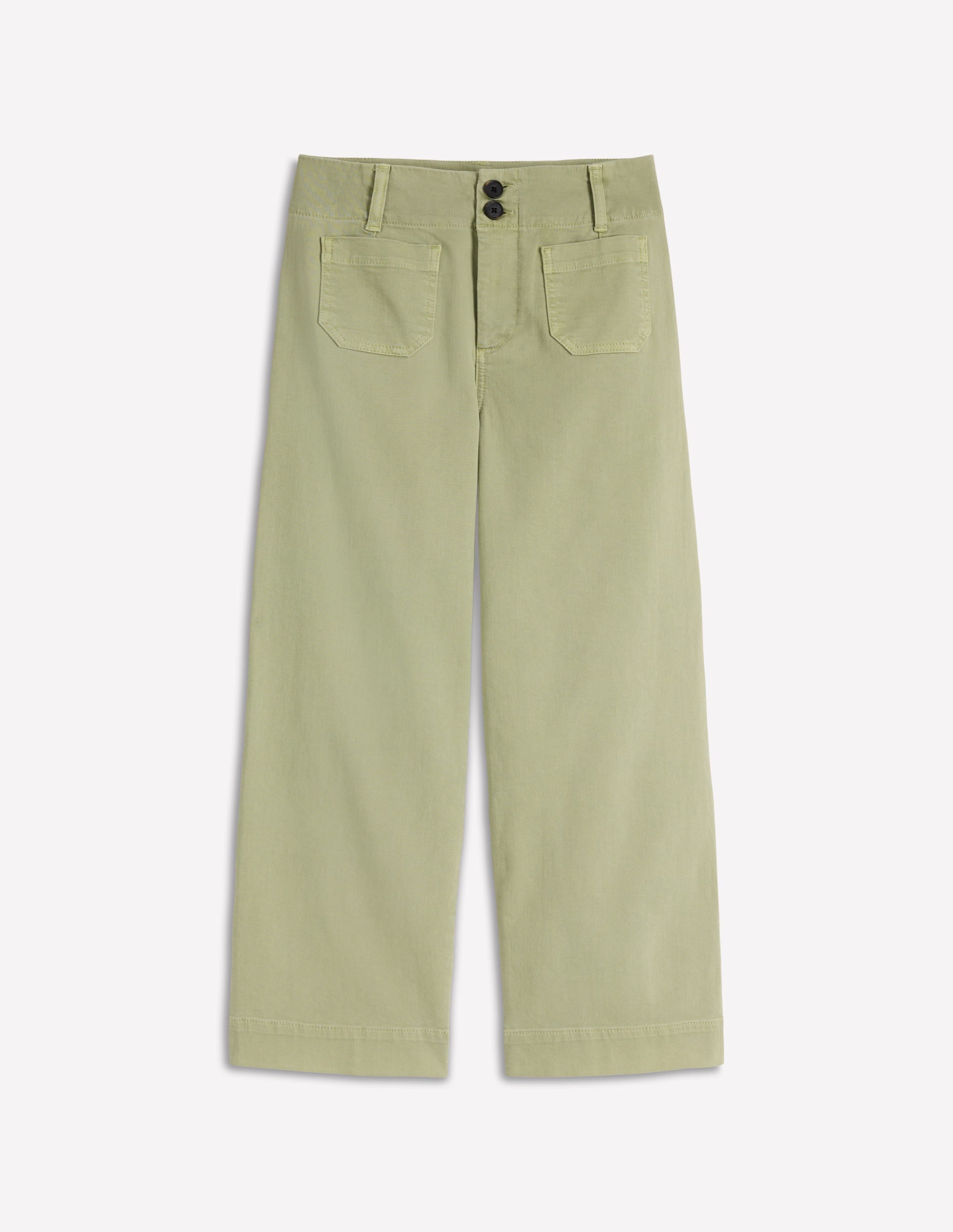 Primrose Cropped Jeans-Soft Green - Image 6