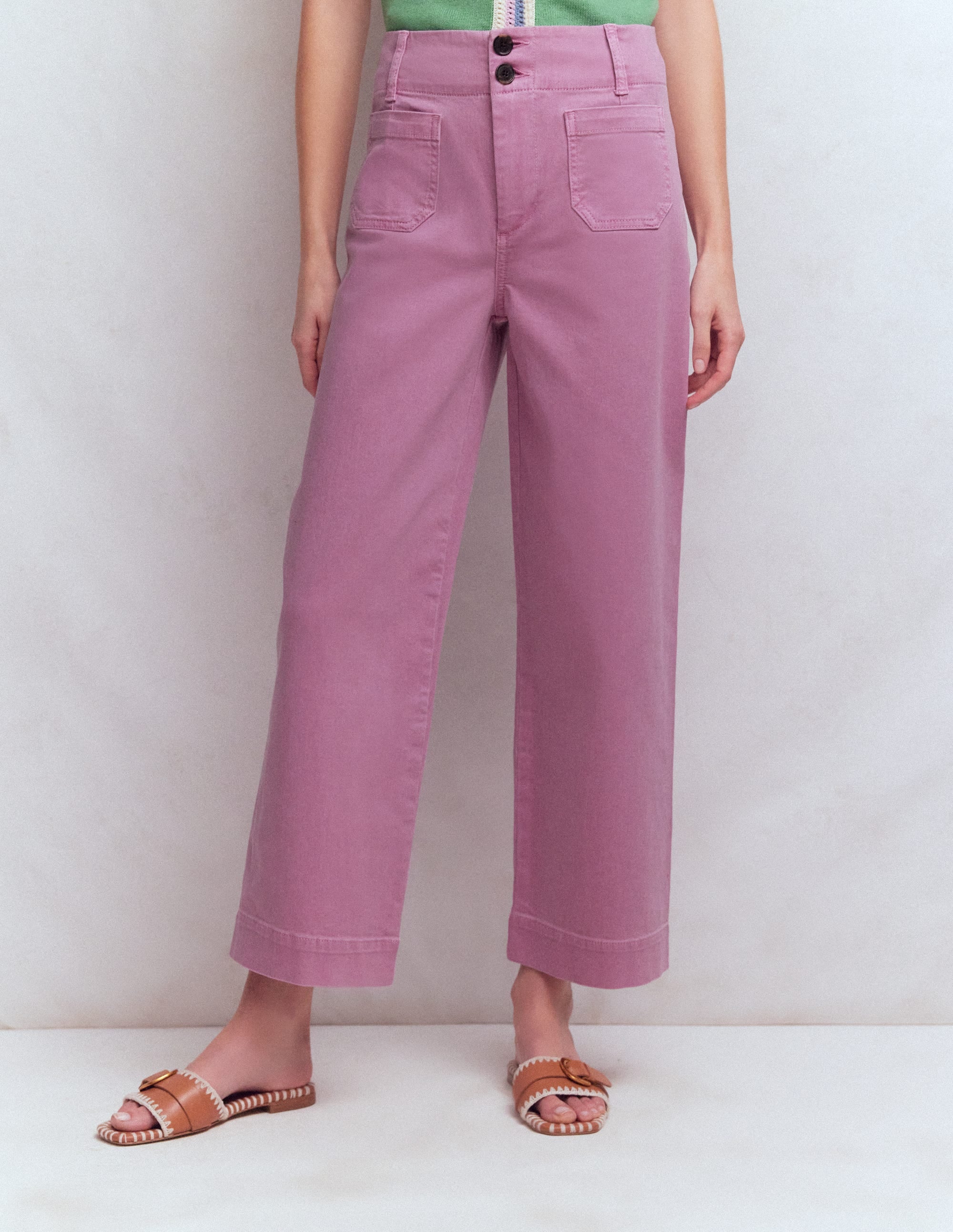 Primrose Cropped Jeans-Clover Purple - Image 4