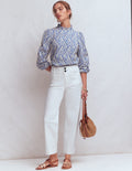 Primrose Cropped Jeans-White