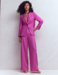 Belgravia Linen Trousers-Passion Flower