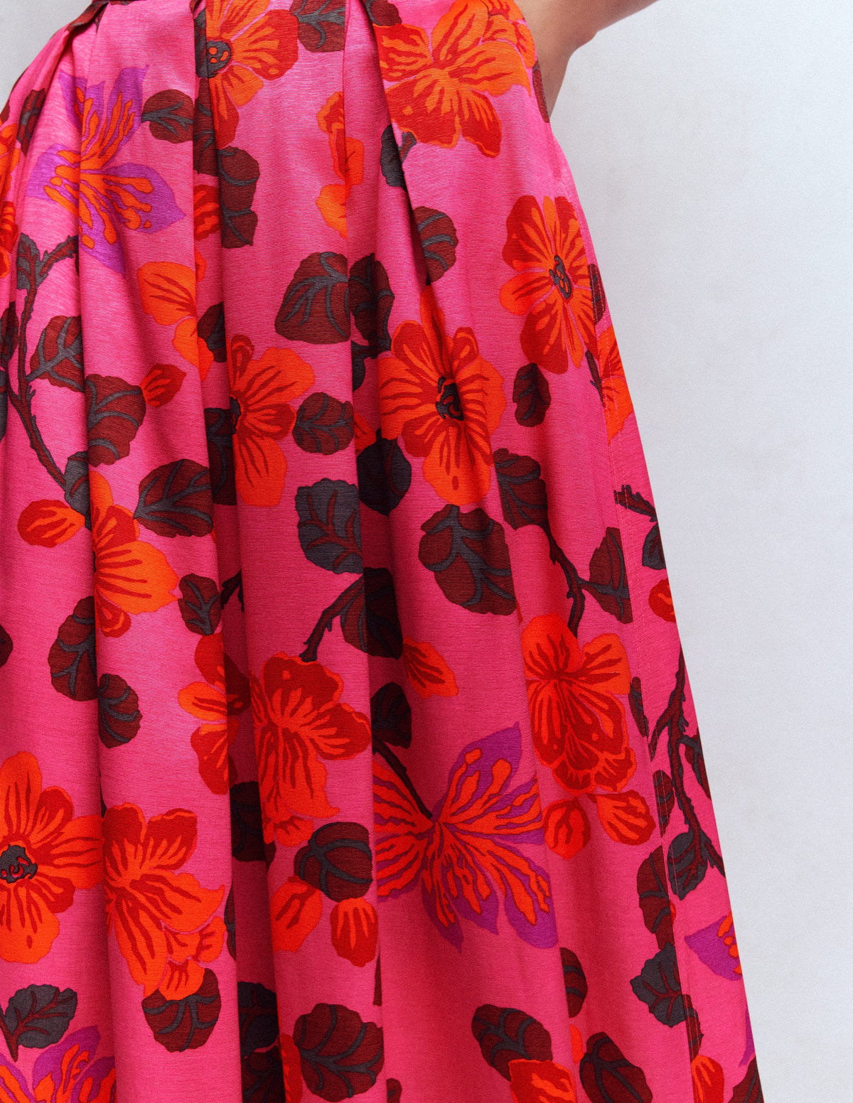 Verity Maxi Skirt-Pink, Elaborate Blossom - Image 2
