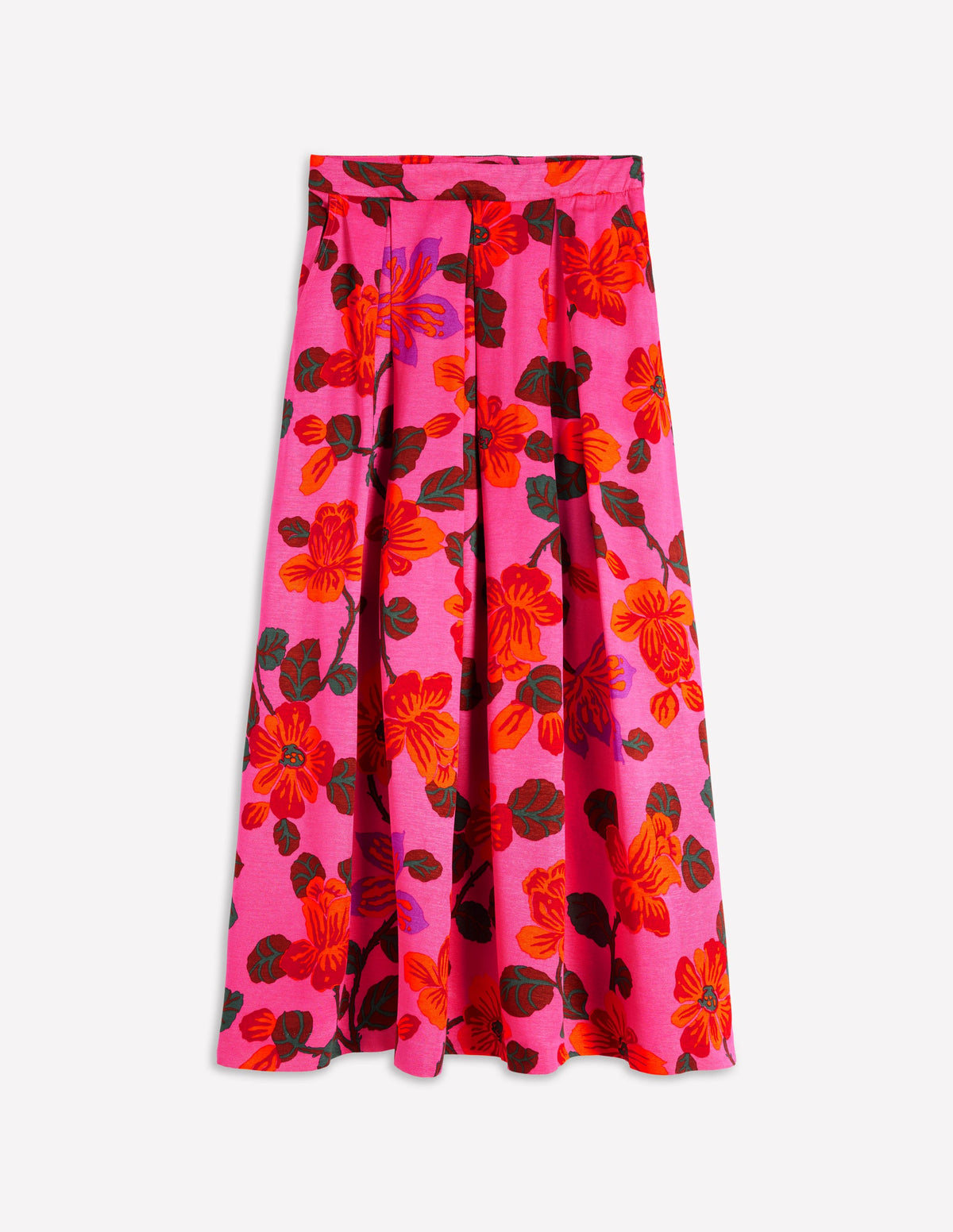Verity Maxi Skirt-Pink, Elaborate Blossom - Image 8