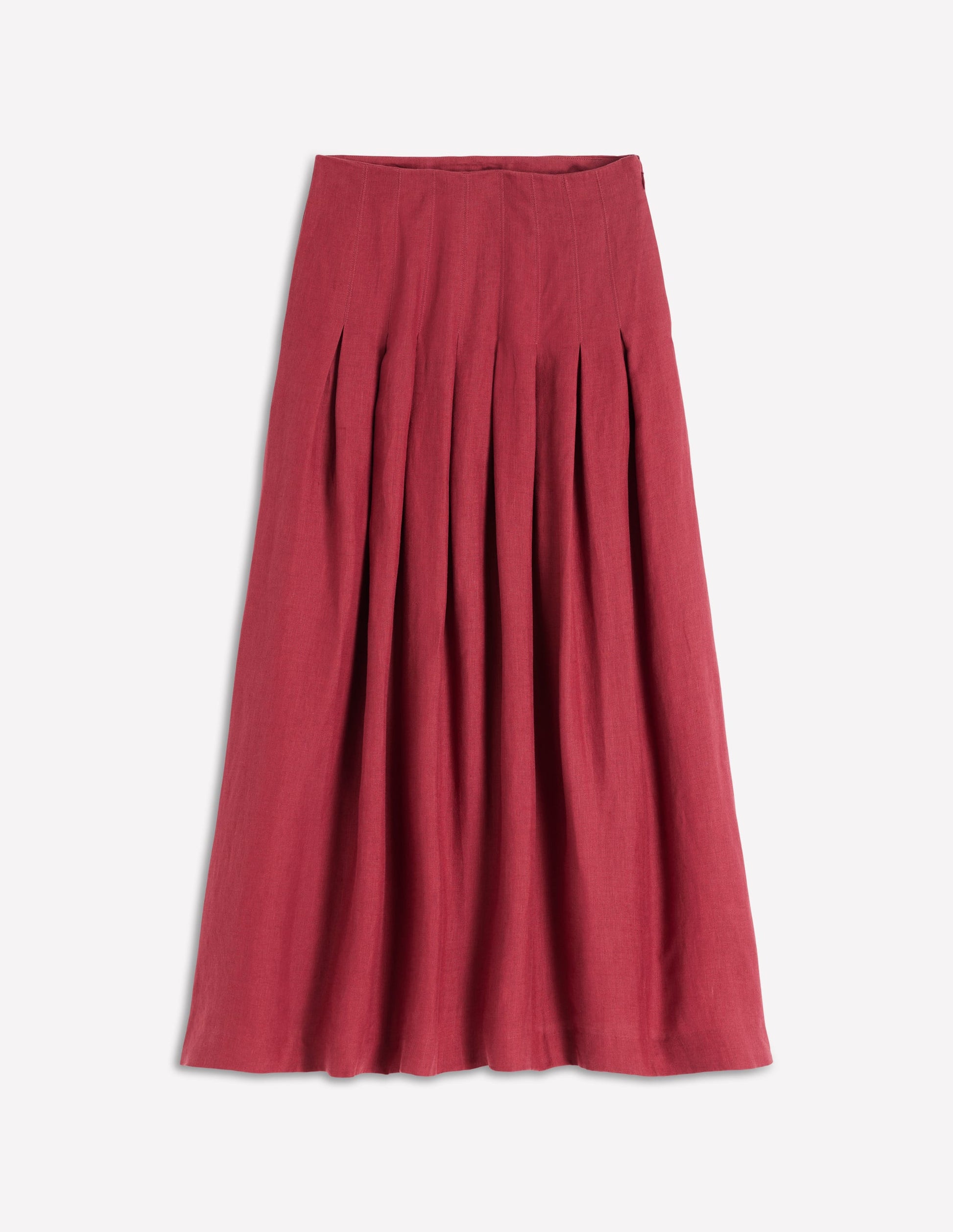 Valentina Linen Skirt-Rich Chestnut-6
