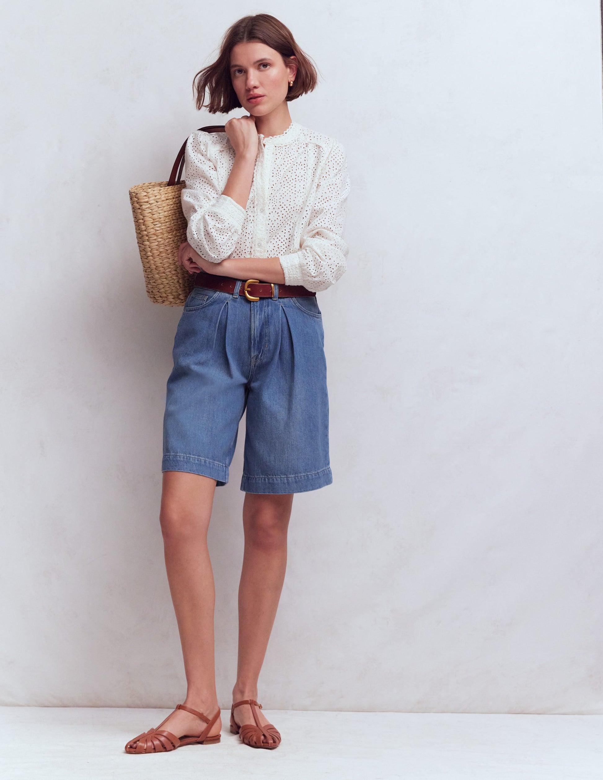 Denim Bermuda Short-Light Vintage-4
