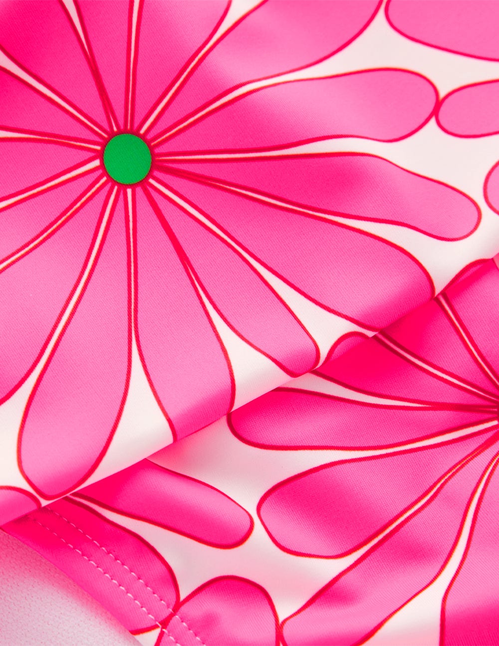 Classic Fold Bikini Bottoms-Sangria Sunset, Daisy Blossom - Image 7