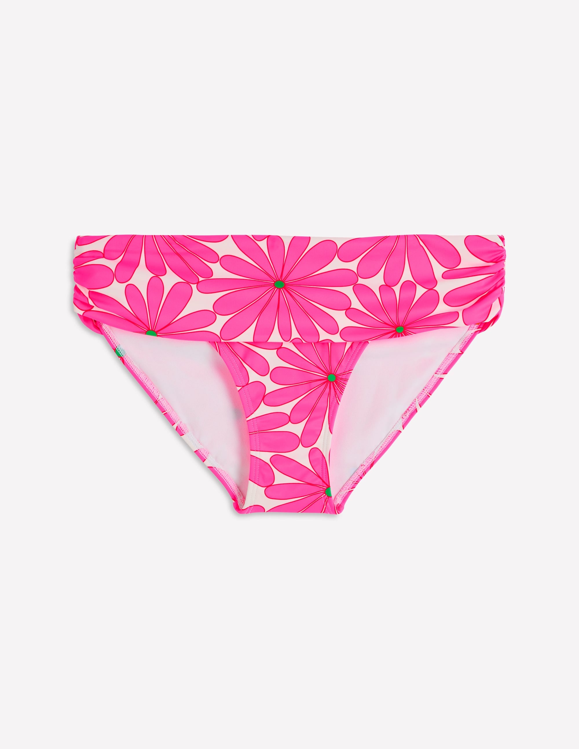 Classic Fold Bikini Bottoms-Sangria Sunset, Daisy Blossom - Image 6