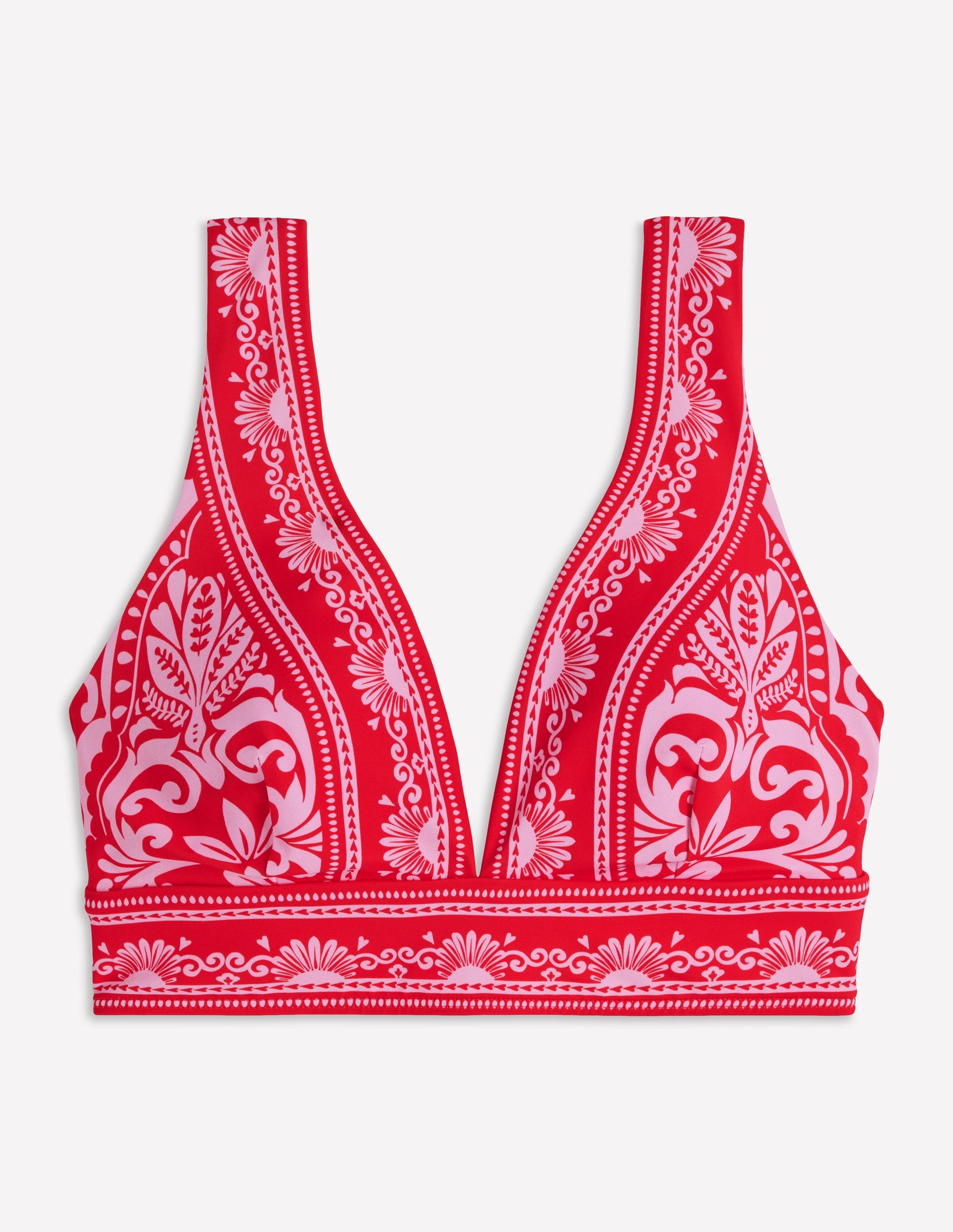 Porto Bikini Top-Red, Ornamental Garden-8