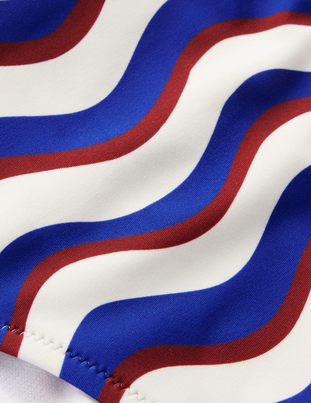 Classic Bikini Bottoms-Navy, Wavy Stripe-8