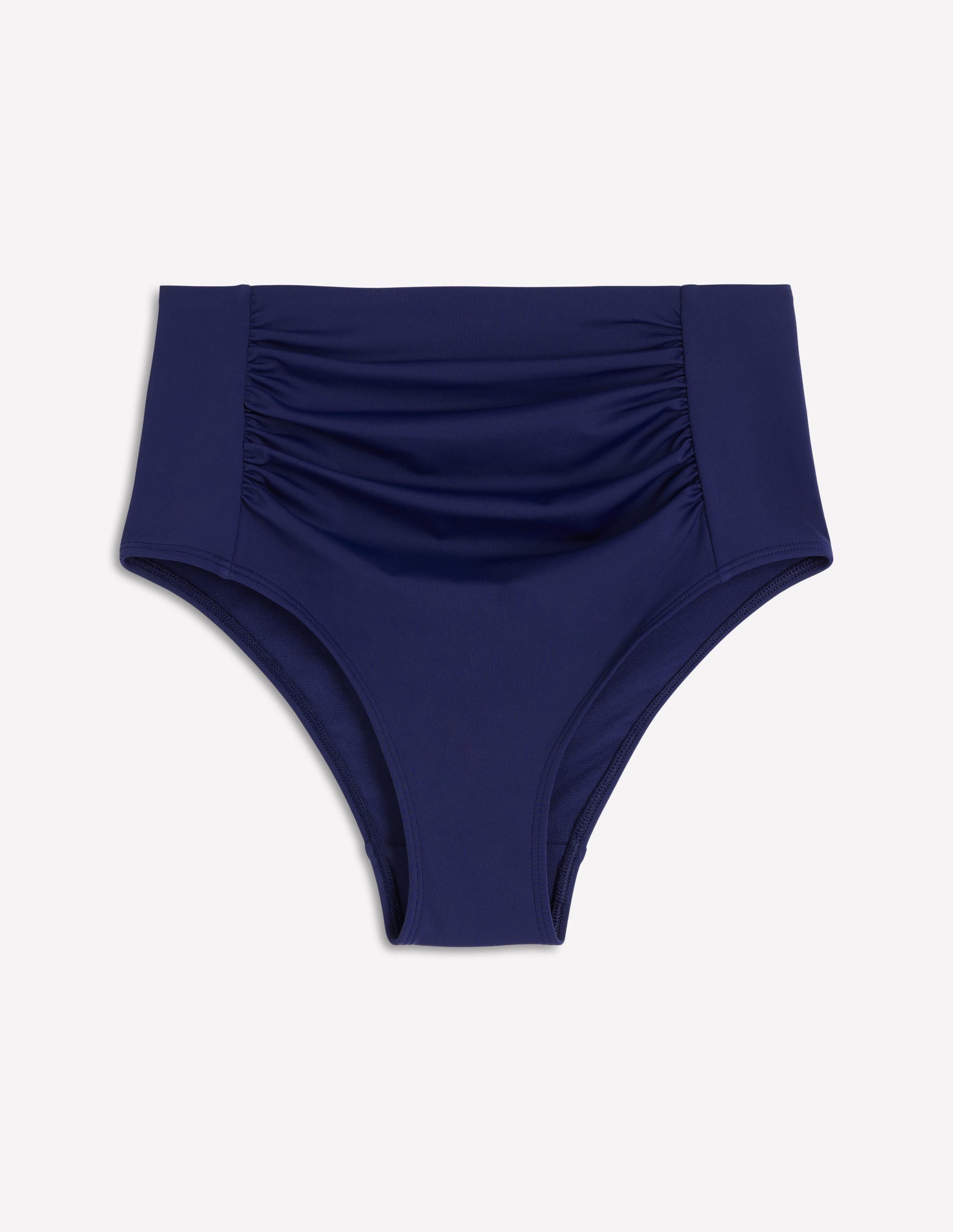 Kythira Ruched Bikini Bottoms-Navy-6