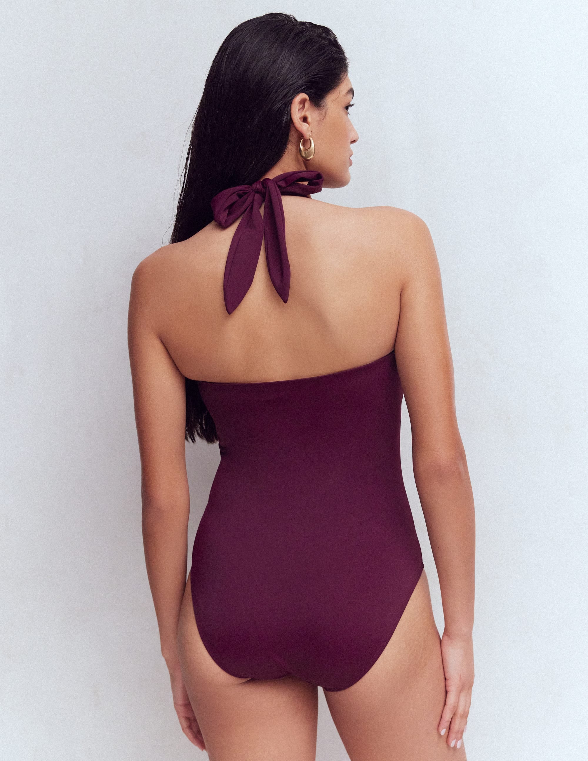 Kythira Ruched Swimsuit-Chocberry - Image 6